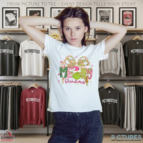Merry Greenmas Coquette Christmas Movie T Shirt