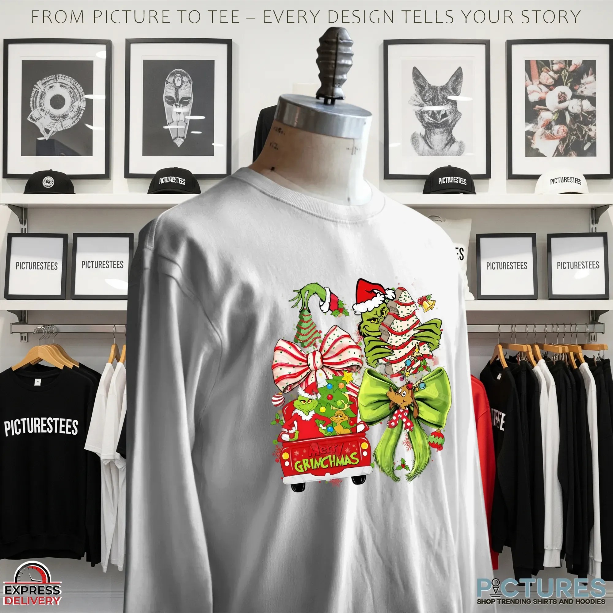 Merry Grinchmas Christmas Mean Grinch Family Christmas Movie Christmas Cartoon Disney Christmas T Shirt