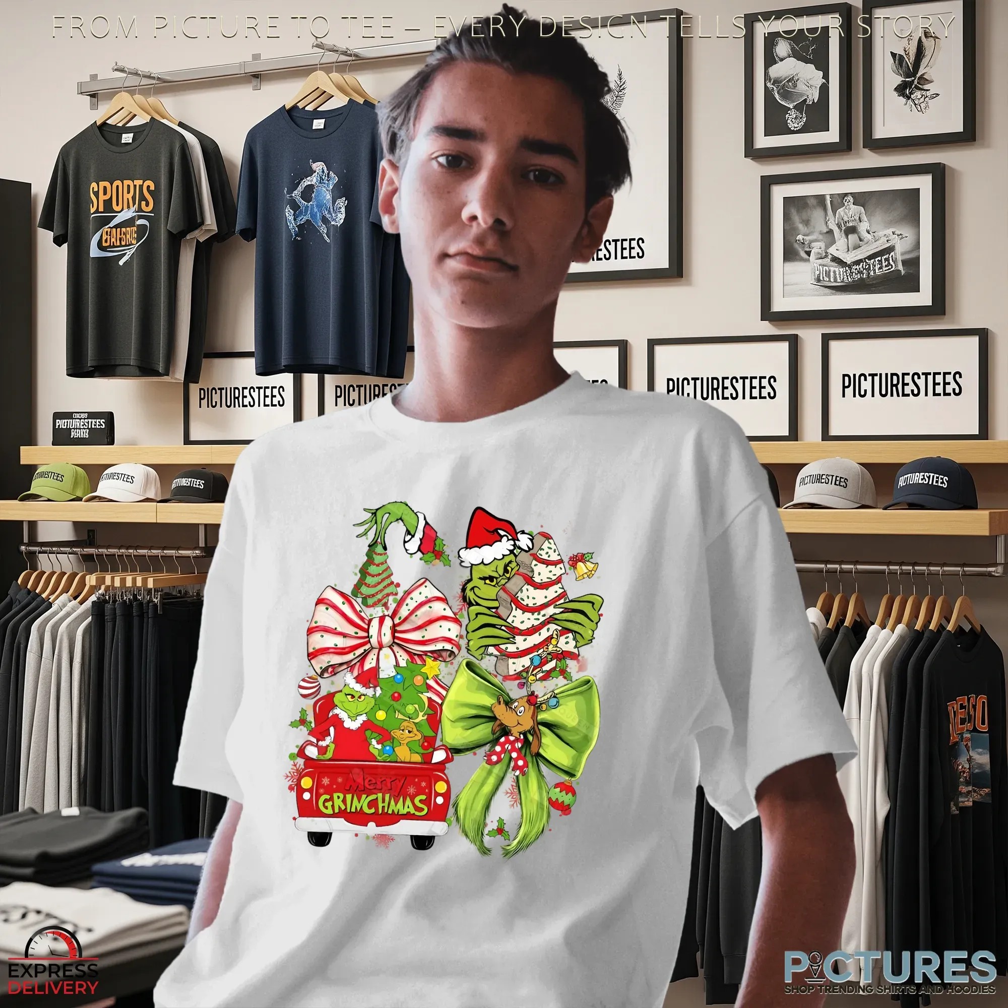 Merry Grinchmas Christmas Mean Grinch Family Christmas Movie Christmas Cartoon Disney Christmas T Shirt