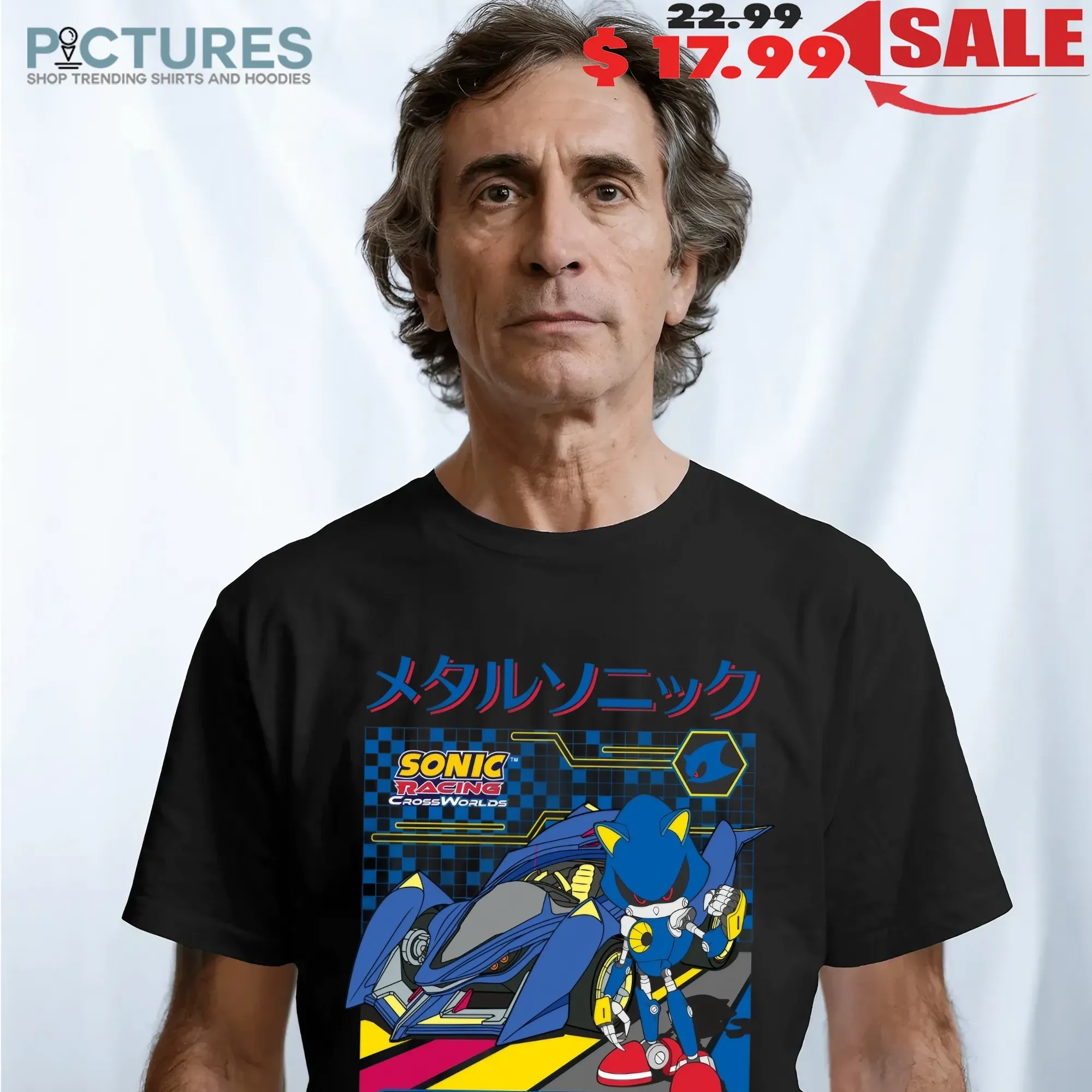Metal Sonic Racing Car Sonic Racing Crossworlds Cyber Graphic T Shirt