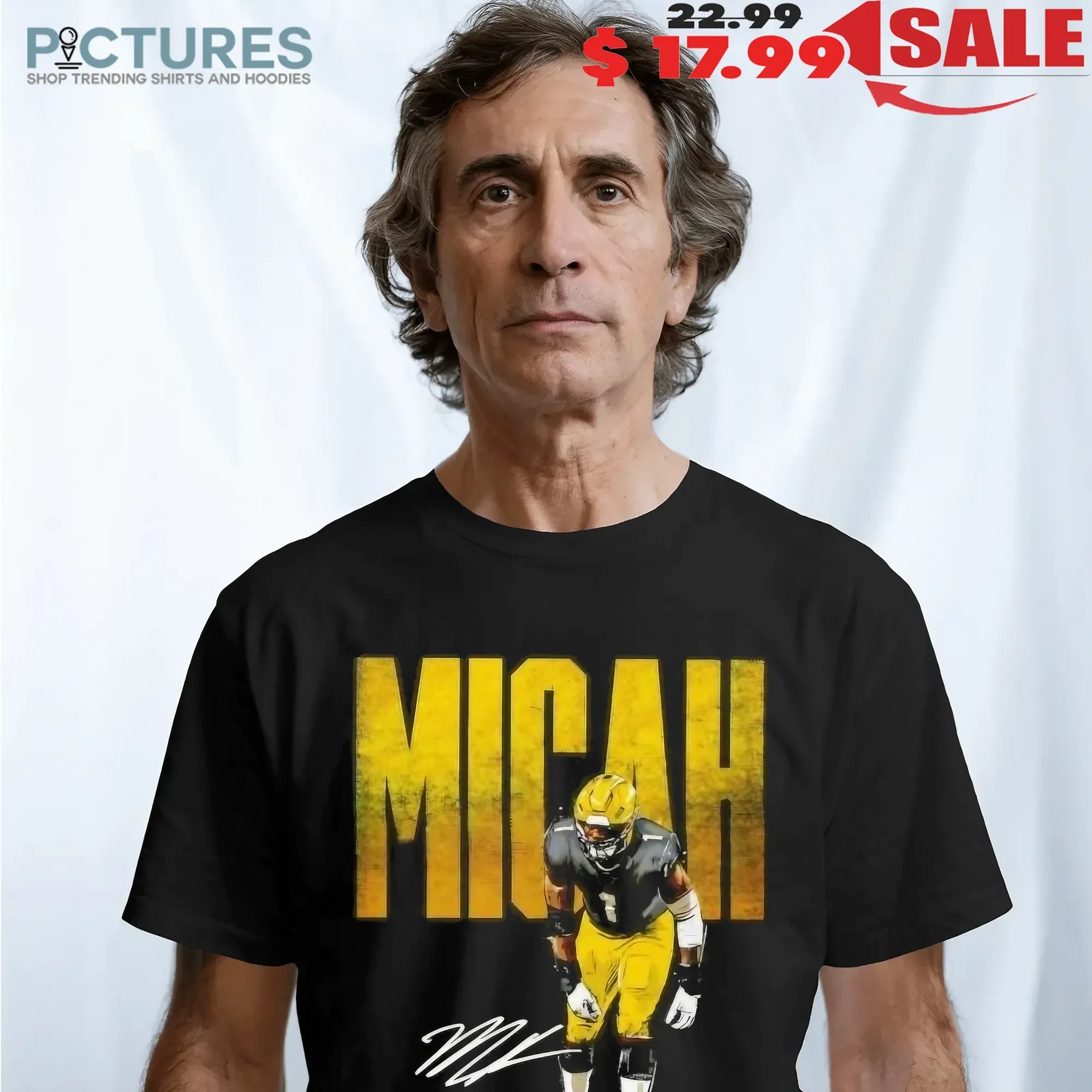 Micah Parsons Green Bay Packers Bold Football Signature Graphic T Shirt Micah Parsons Green Bay Packers Bold Football Signature Graphic T Shirt