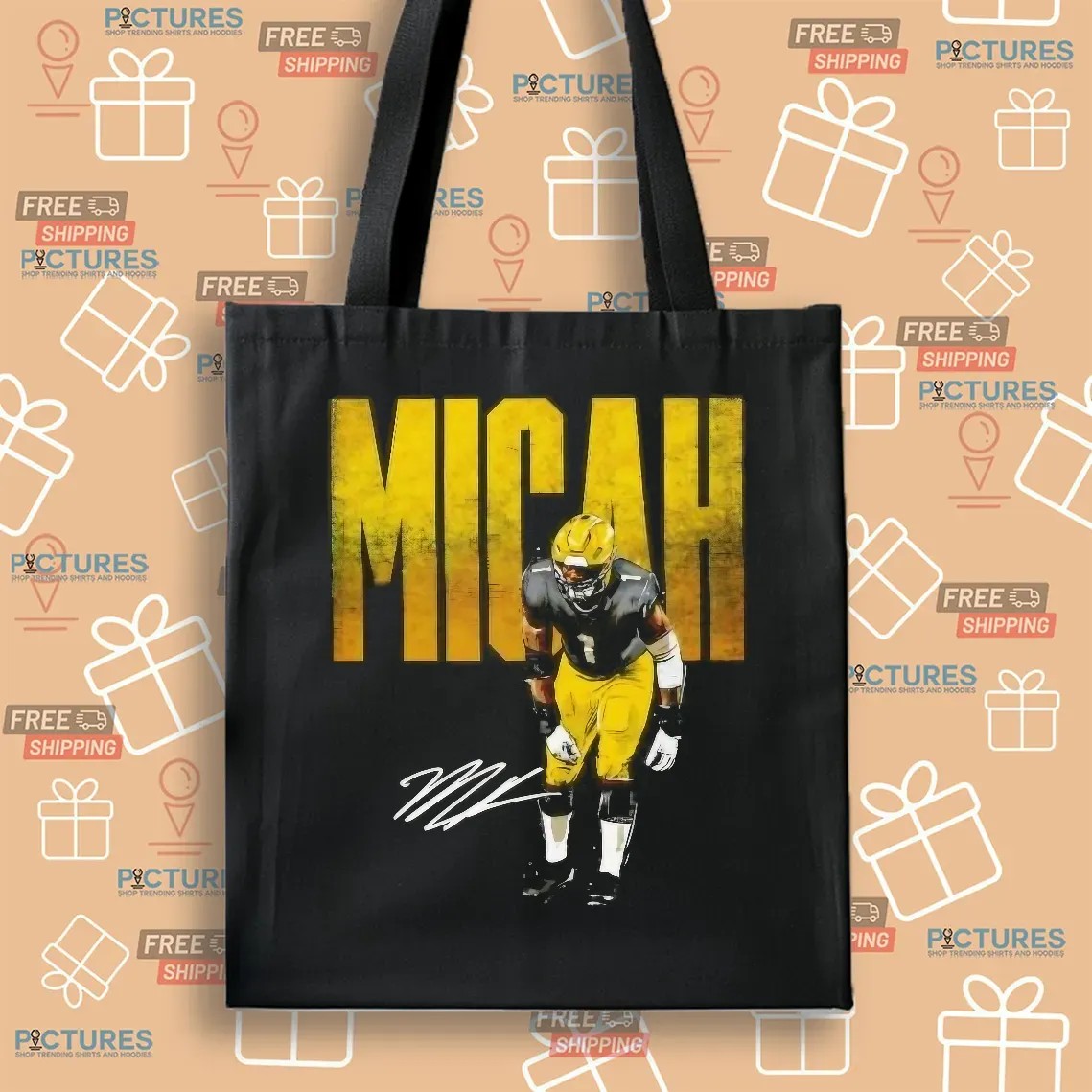 Micah Parsons Green Bay Packers Bold Football Signature Graphic T Shirt Micah Parsons Green Bay Packers Bold Football Signature Graphic T Shirt