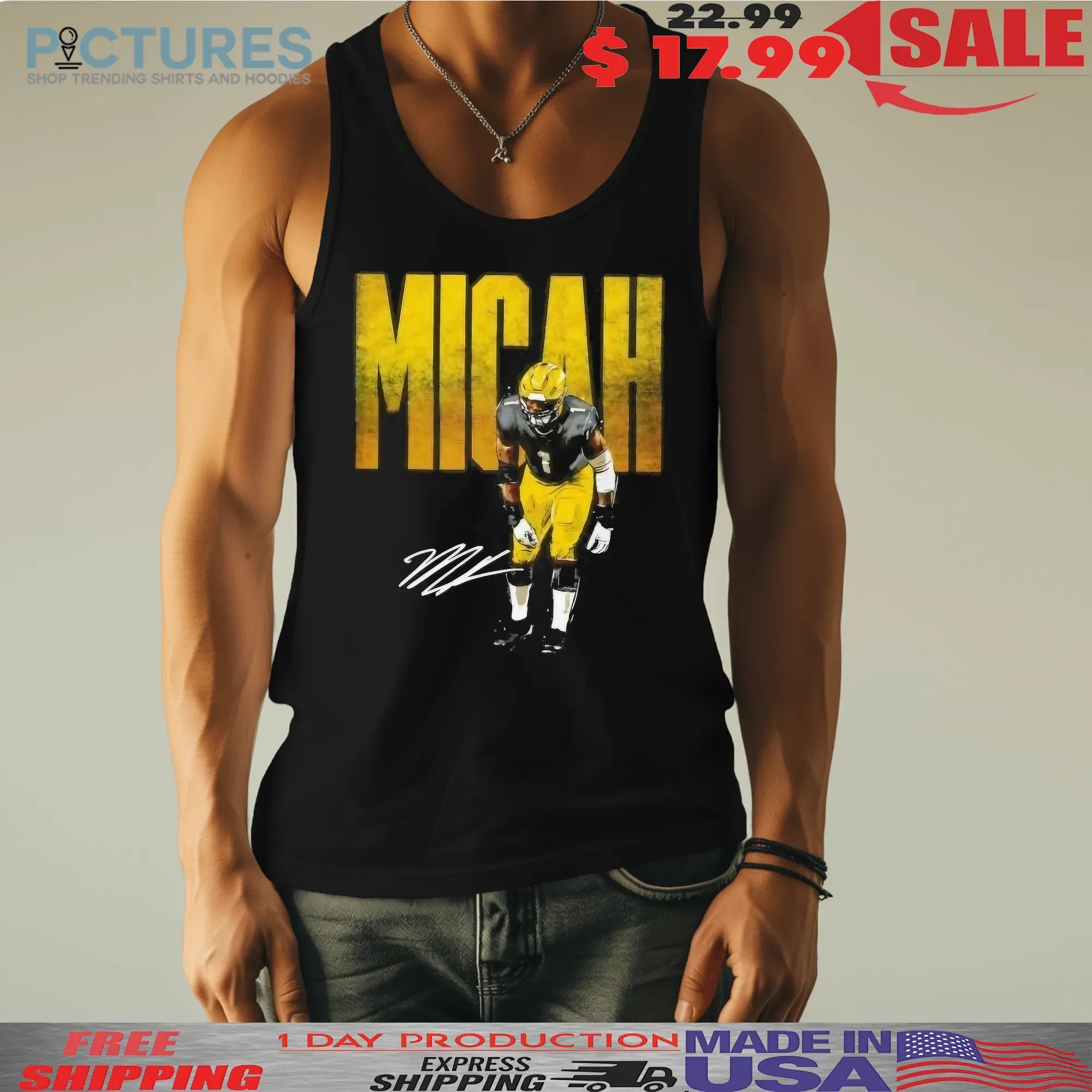 Micah Parsons Green Bay Packers Bold Football Signature Graphic T Shirt Micah Parsons Green Bay Packers Bold Football Signature Graphic T Shirt