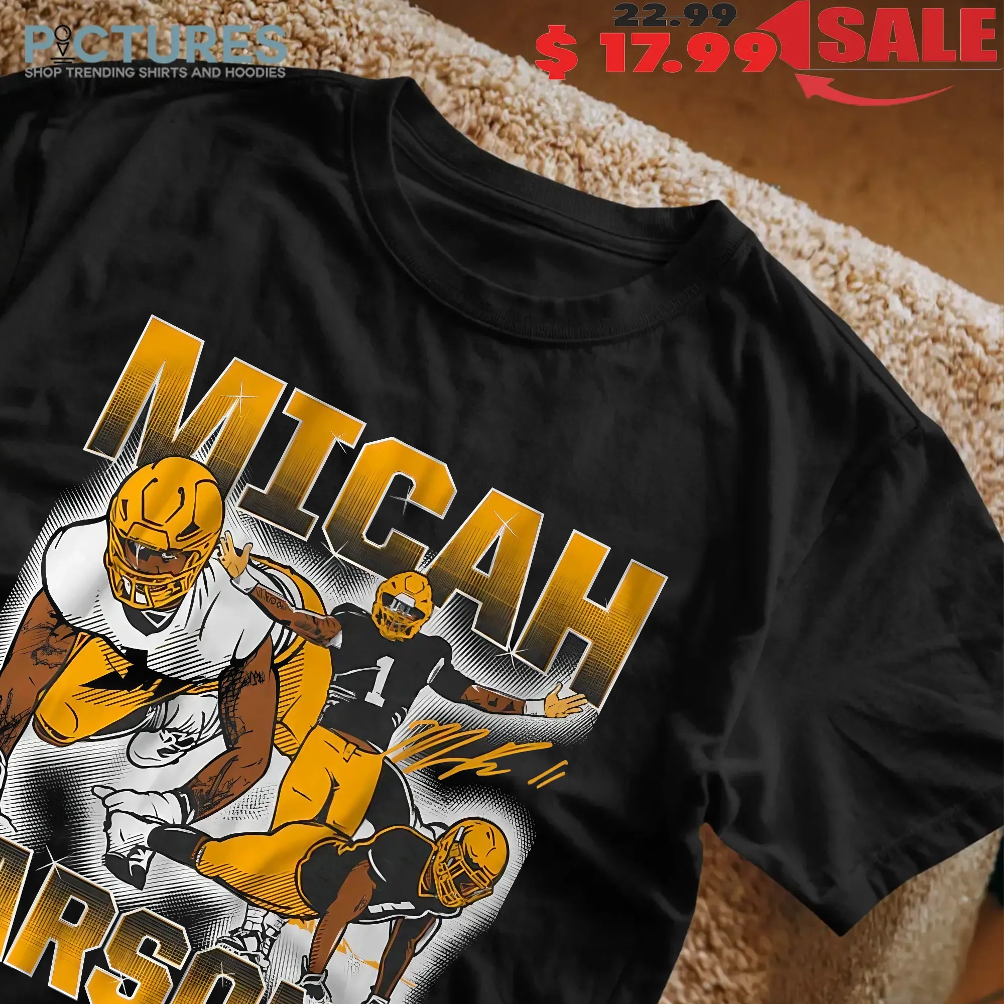 Micah Parsons Masterpiece Vintage Bootleg Graphic T Shirt