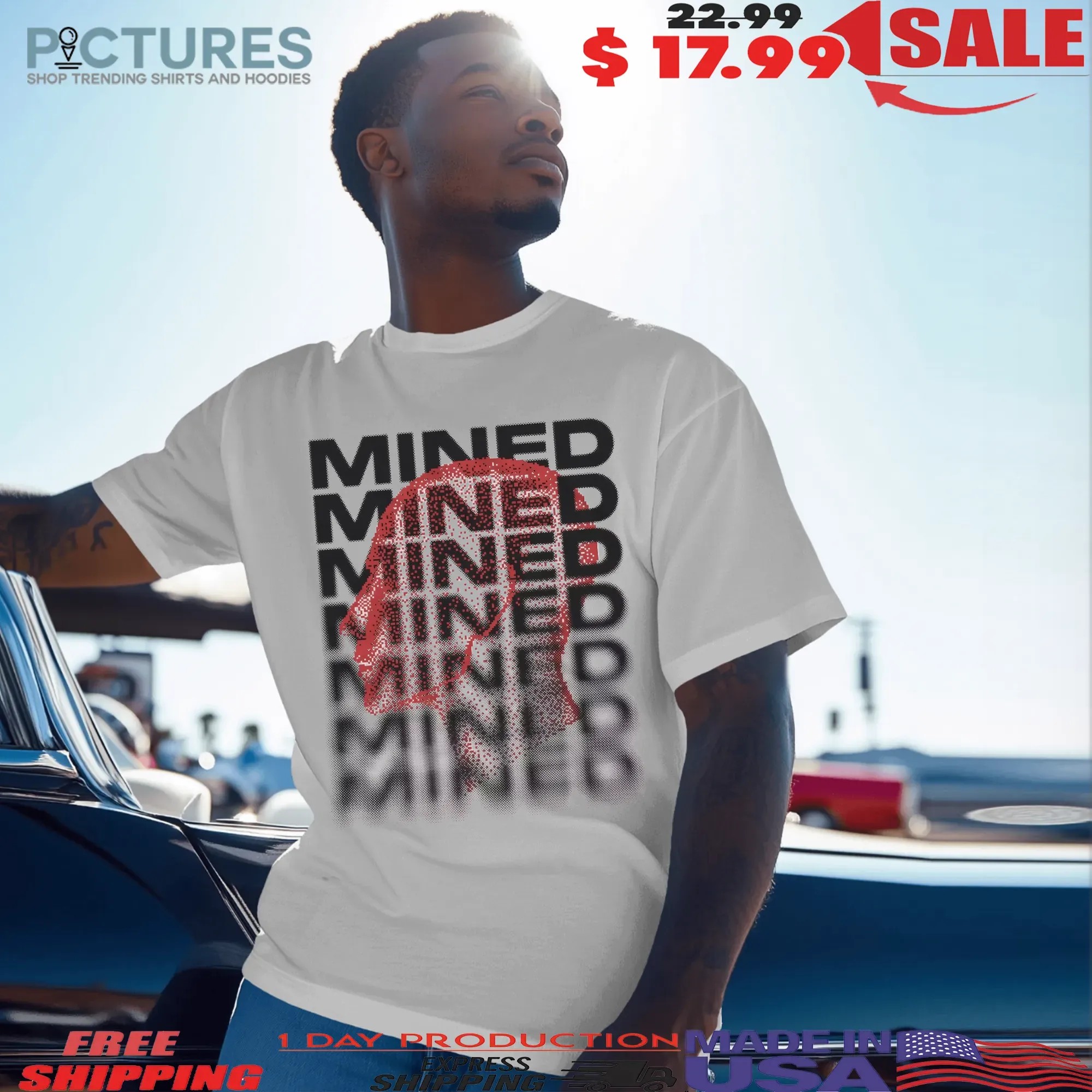 Mined Fading Away T Shirt