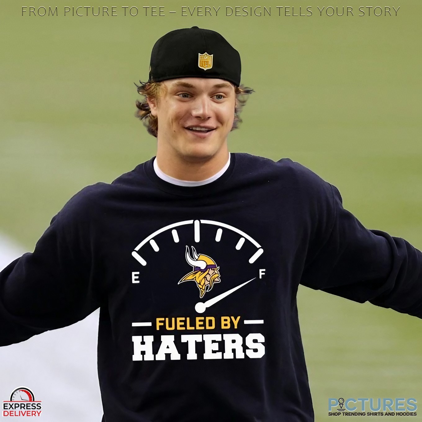 Minnesota Vikings Fueled By Haters T Shirt