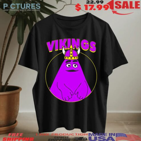 Minnesota Vikings Parody Purple Mascot Parody T Shirt
