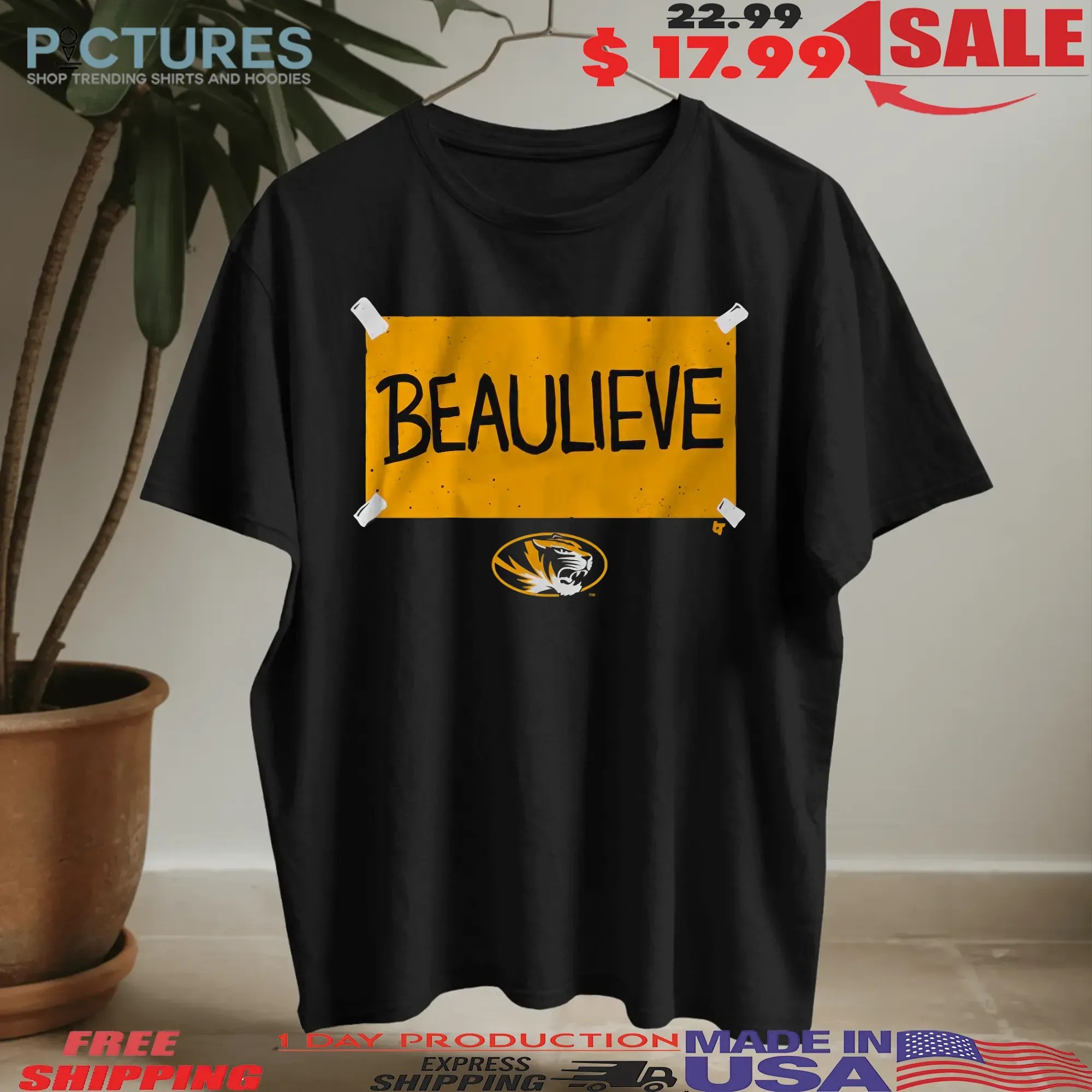 Missouri Football Beau Pribula Believe Beaulive T Shirt