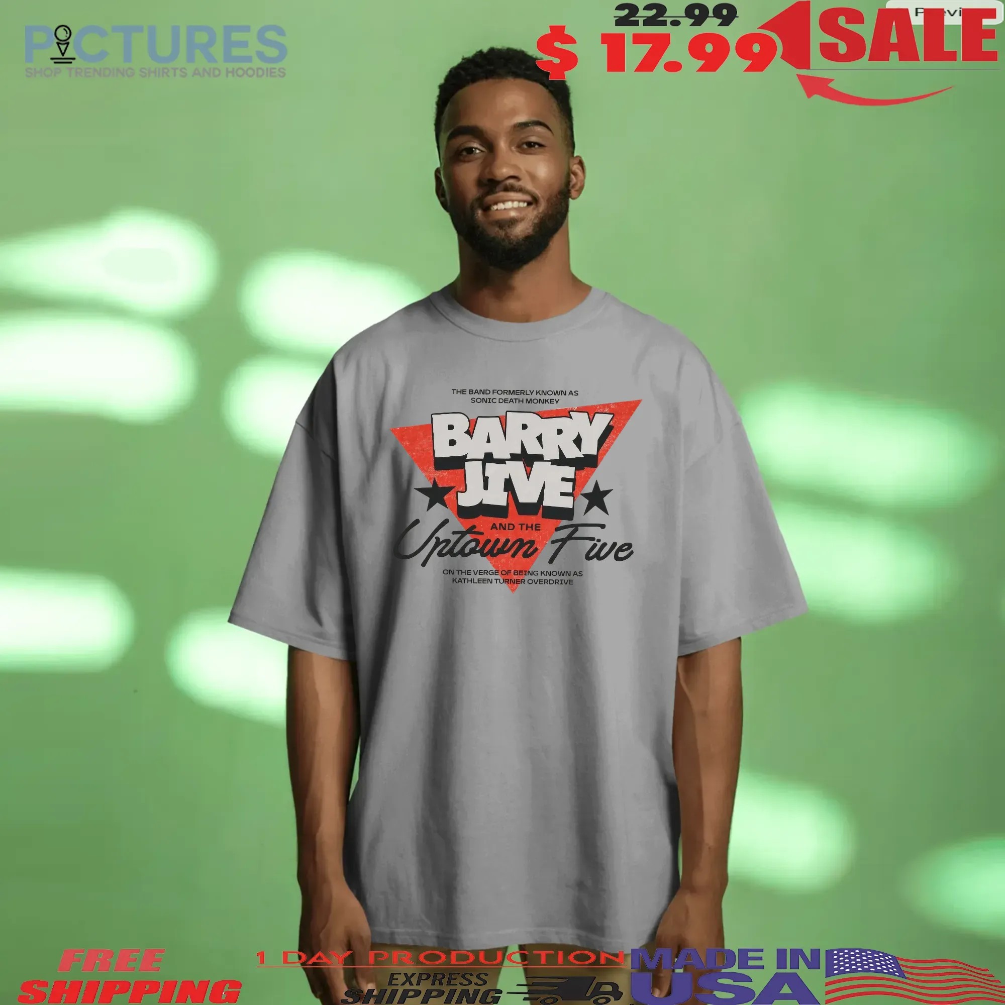 Monkey And The Uptown Five The Band Formerly Known As Sonic Death T Shirt
