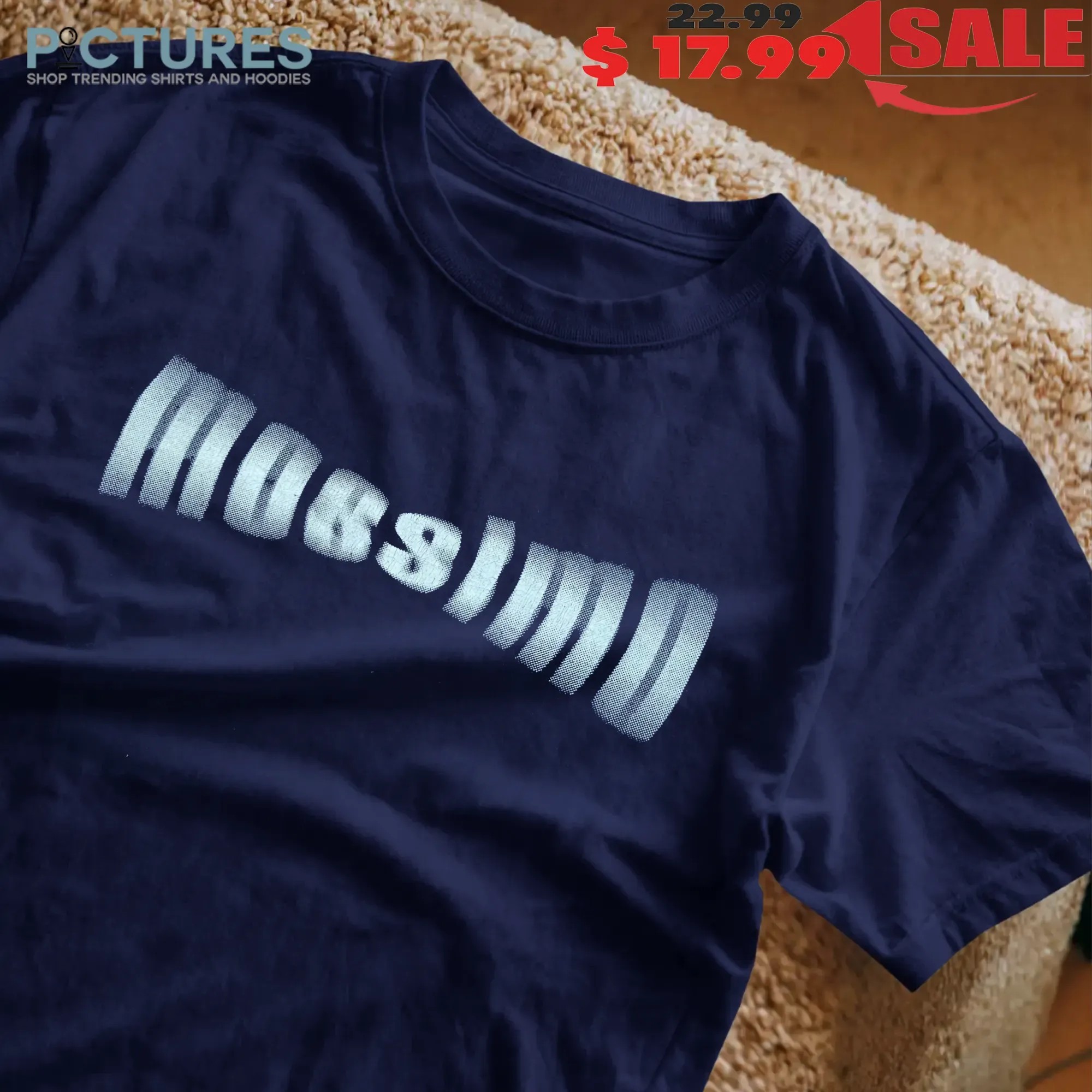 Mossimo Motion Blur Logo Vintage T Shirt