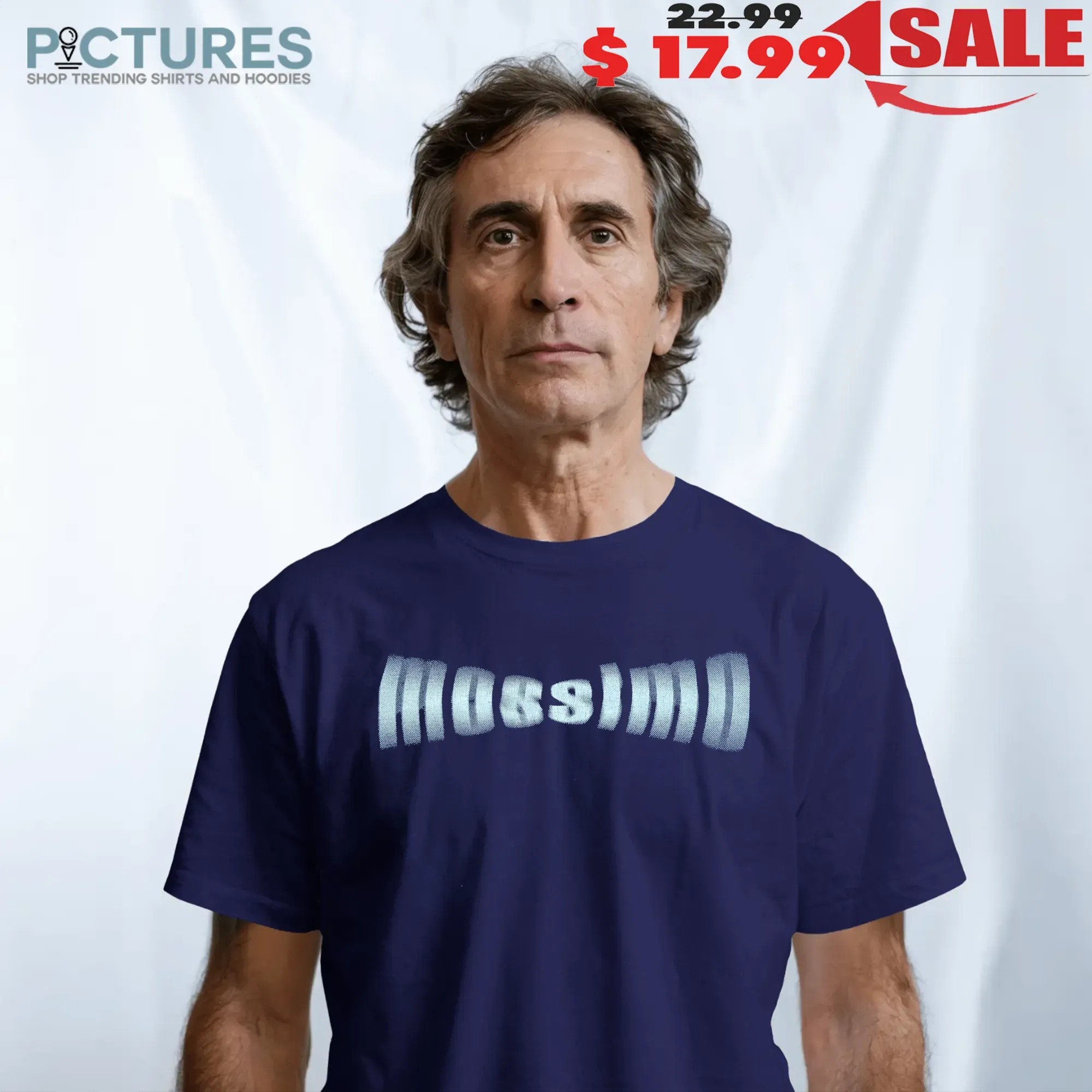 Mossimo Motion Blur Logo Vintage T Shirt