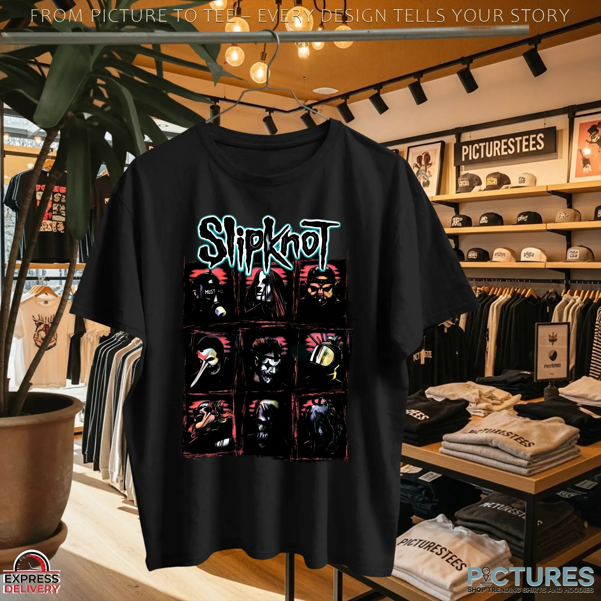 Music Slipknot Collage Vintage Halloween T Shirt