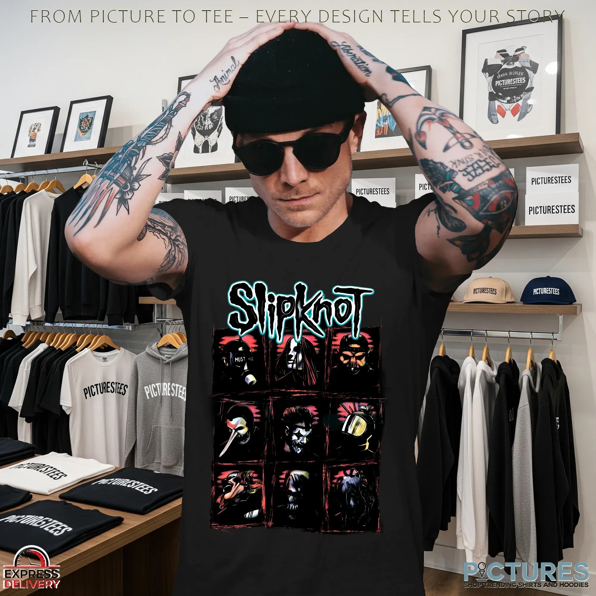 Music Slipknot Collage Vintage Halloween T Shirt