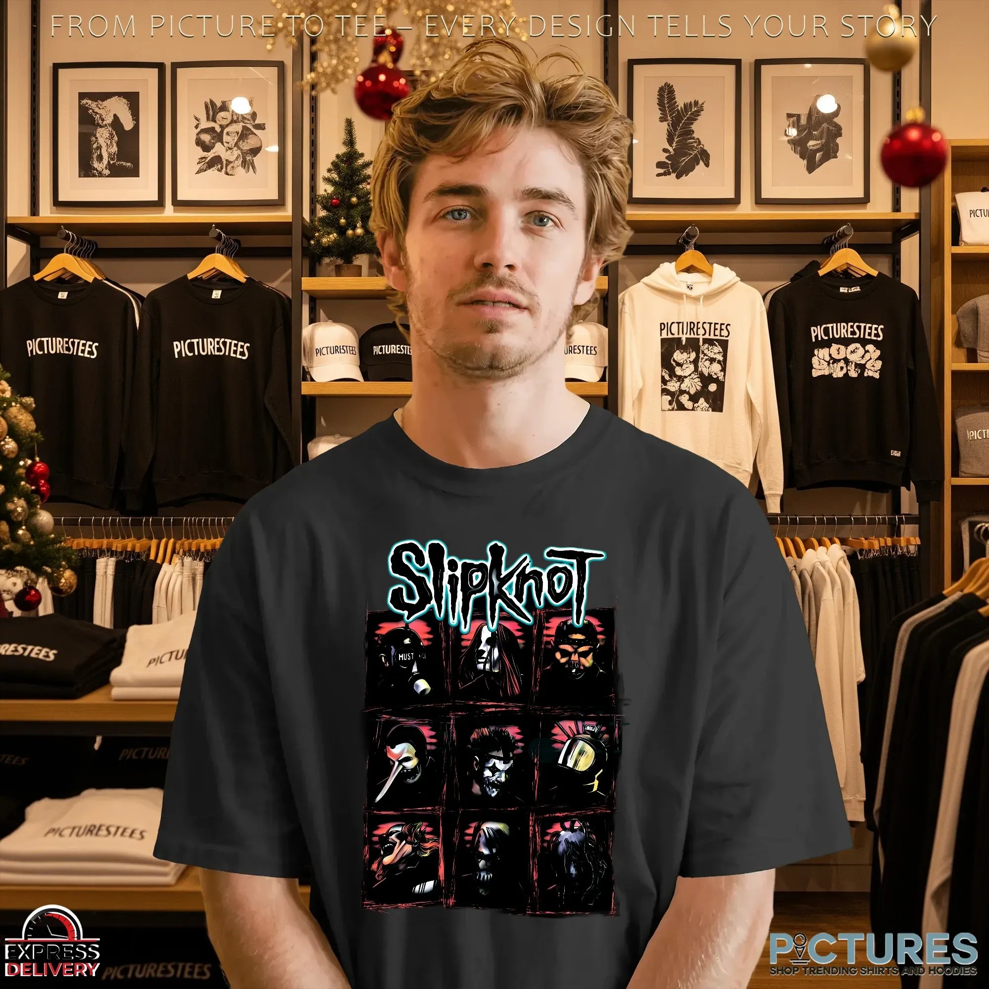 Music Slipknot Collage Vintage Halloween T Shirt