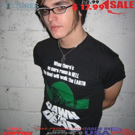 My Chemical Romance Mikey When There's No More Room In Hell The Dead Will Walk The Earth Dawn Of The Dead T Shirt