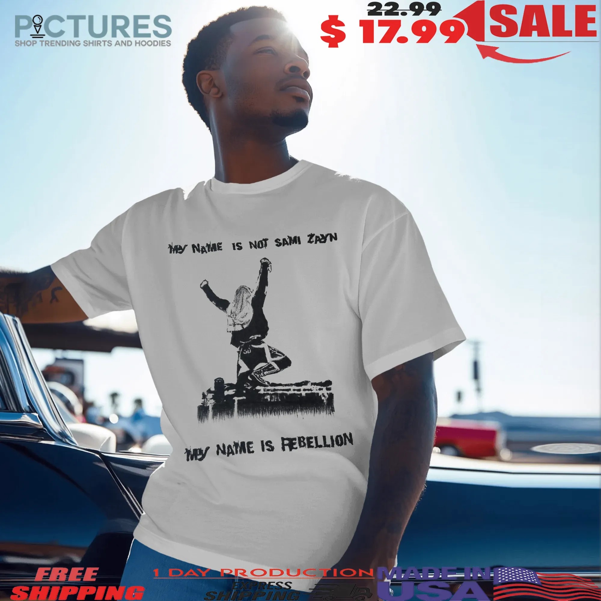 My Name Is Not Sami Zayn My Name Is Rebellion T Shirt