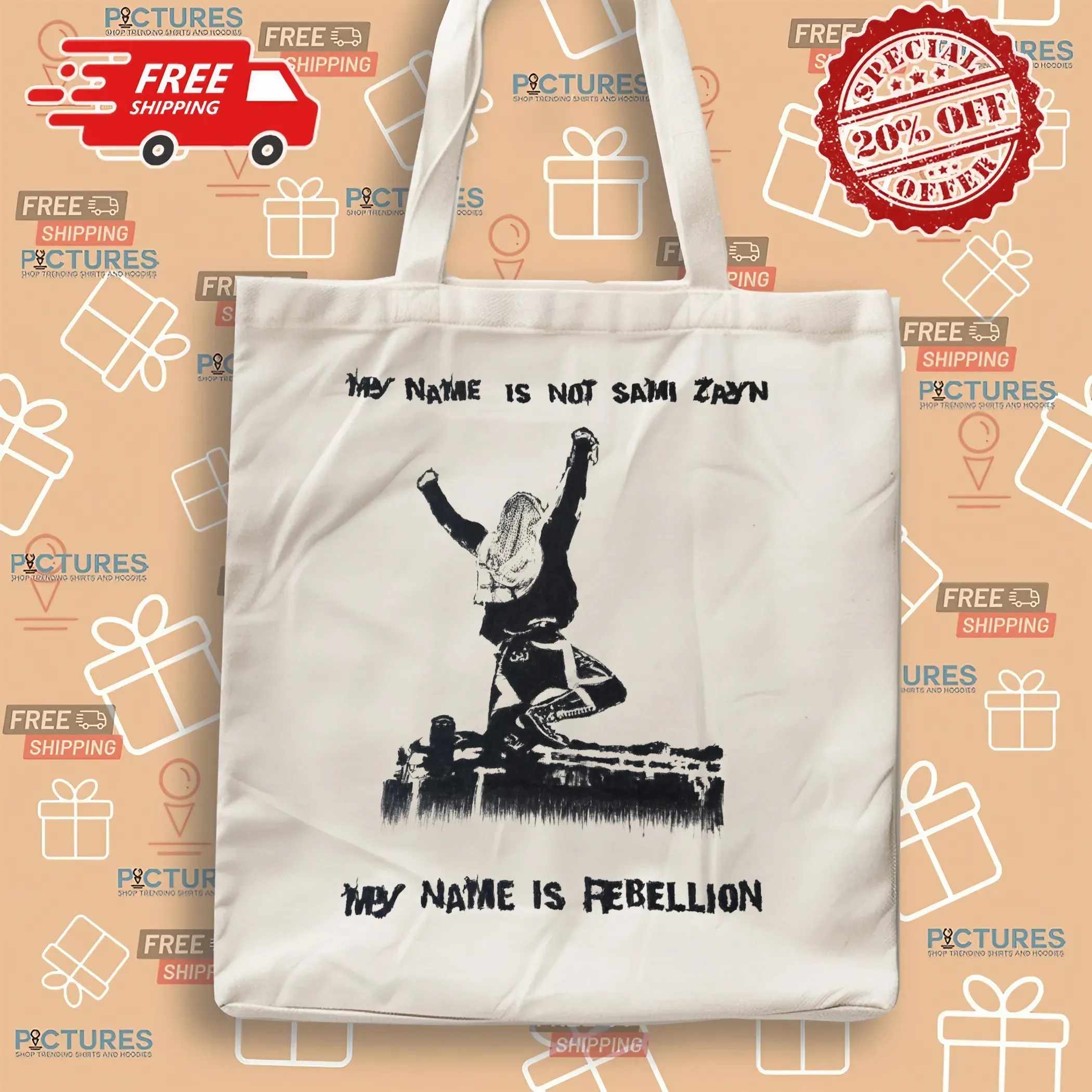 My Name Is Not Sami Zayn My Name Is Rebellion T Shirt