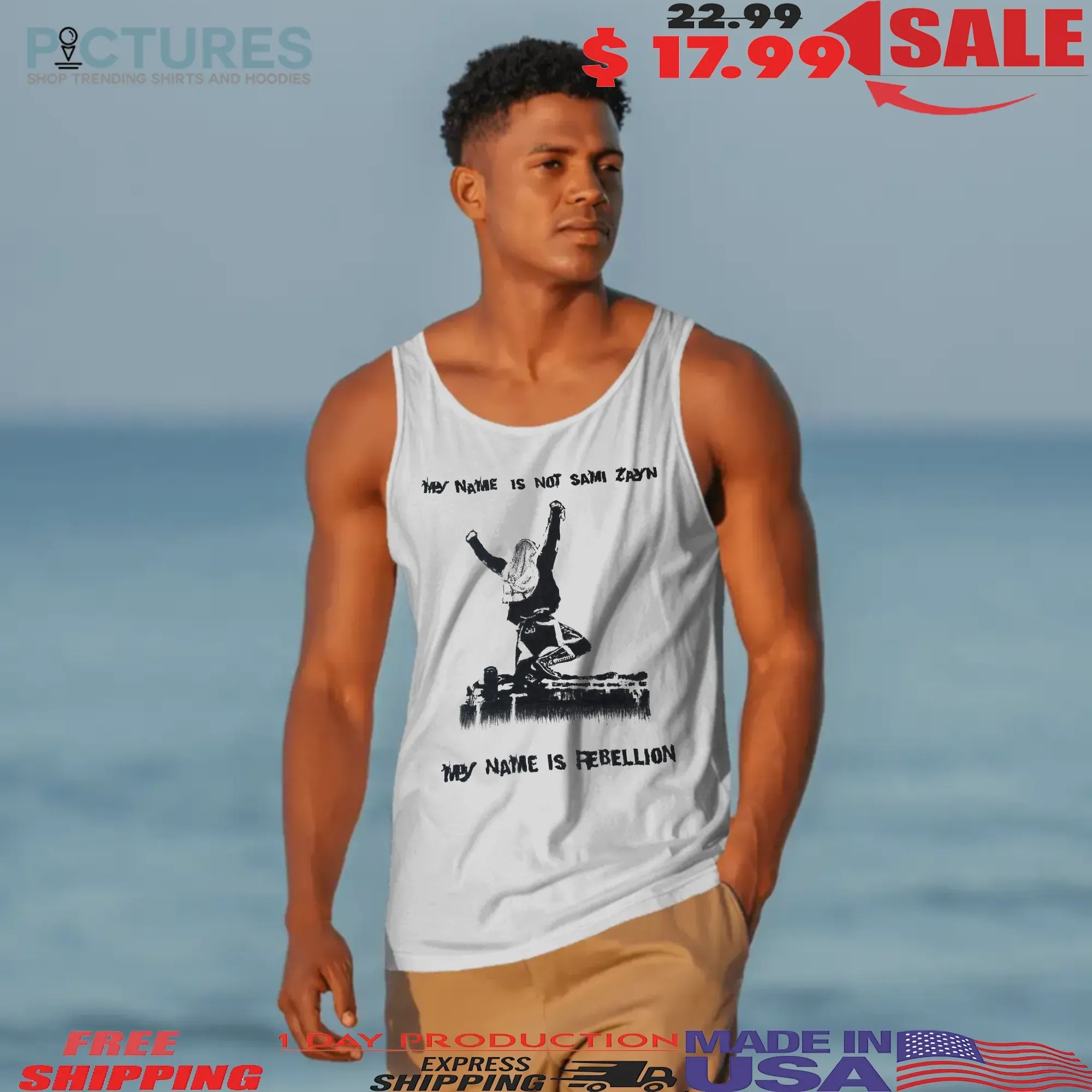 My Name Is Not Sami Zayn My Name Is Rebellion T Shirt