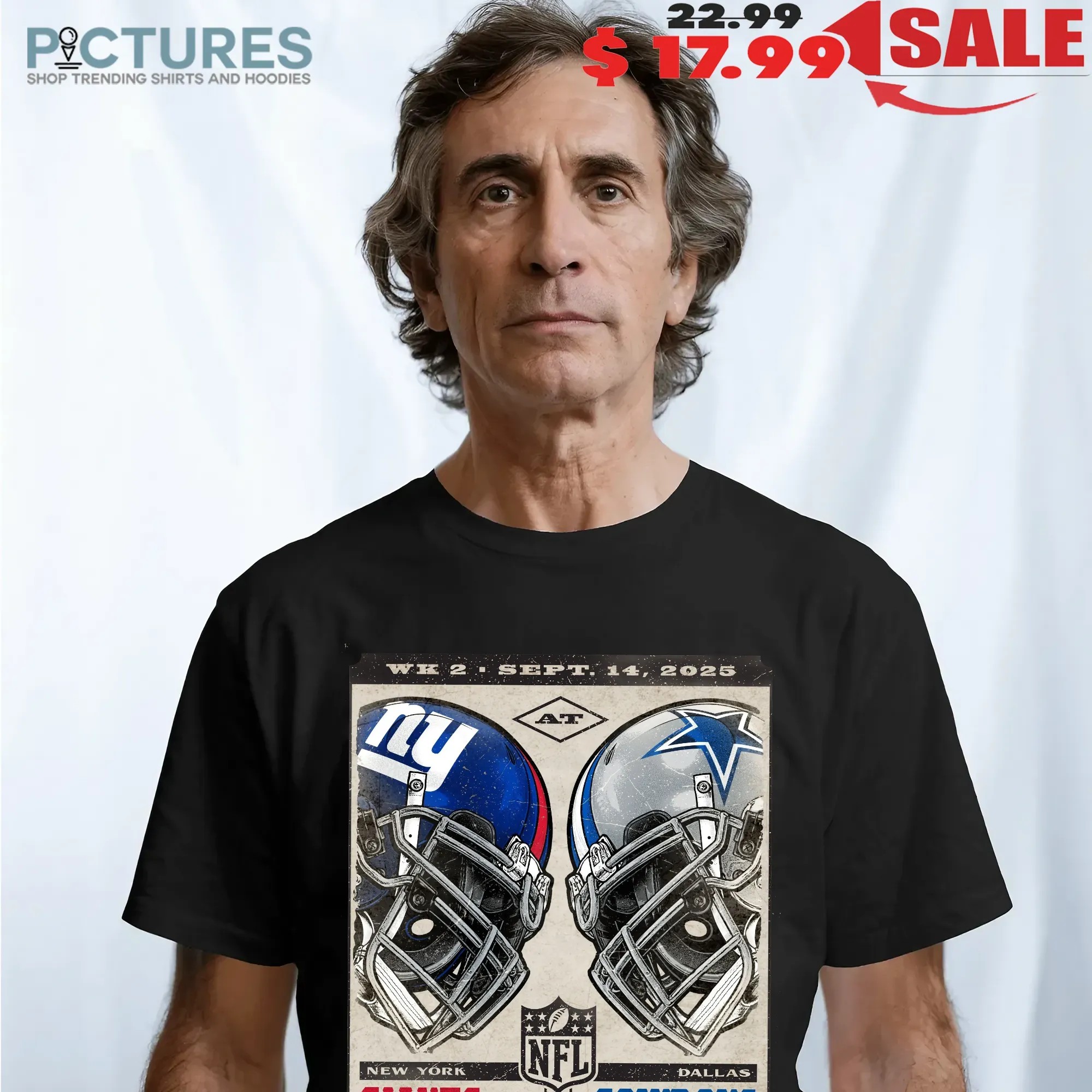 New York Giants Vs Dallas Cowboys Nfl Helmet 2025 Poster T Shirt
