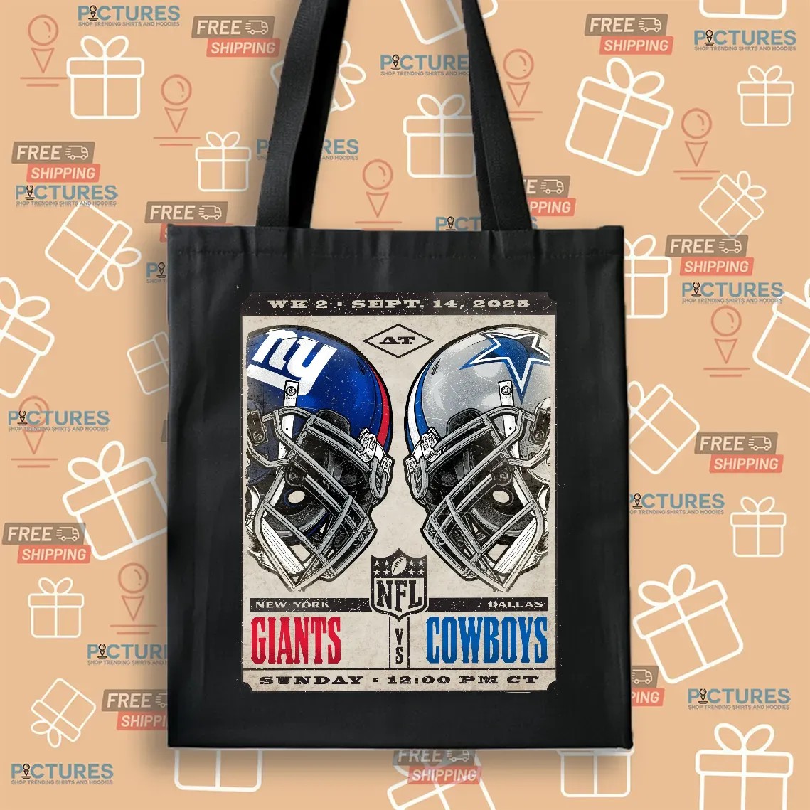 New York Giants Vs Dallas Cowboys Nfl Helmet 2025 Poster T Shirt