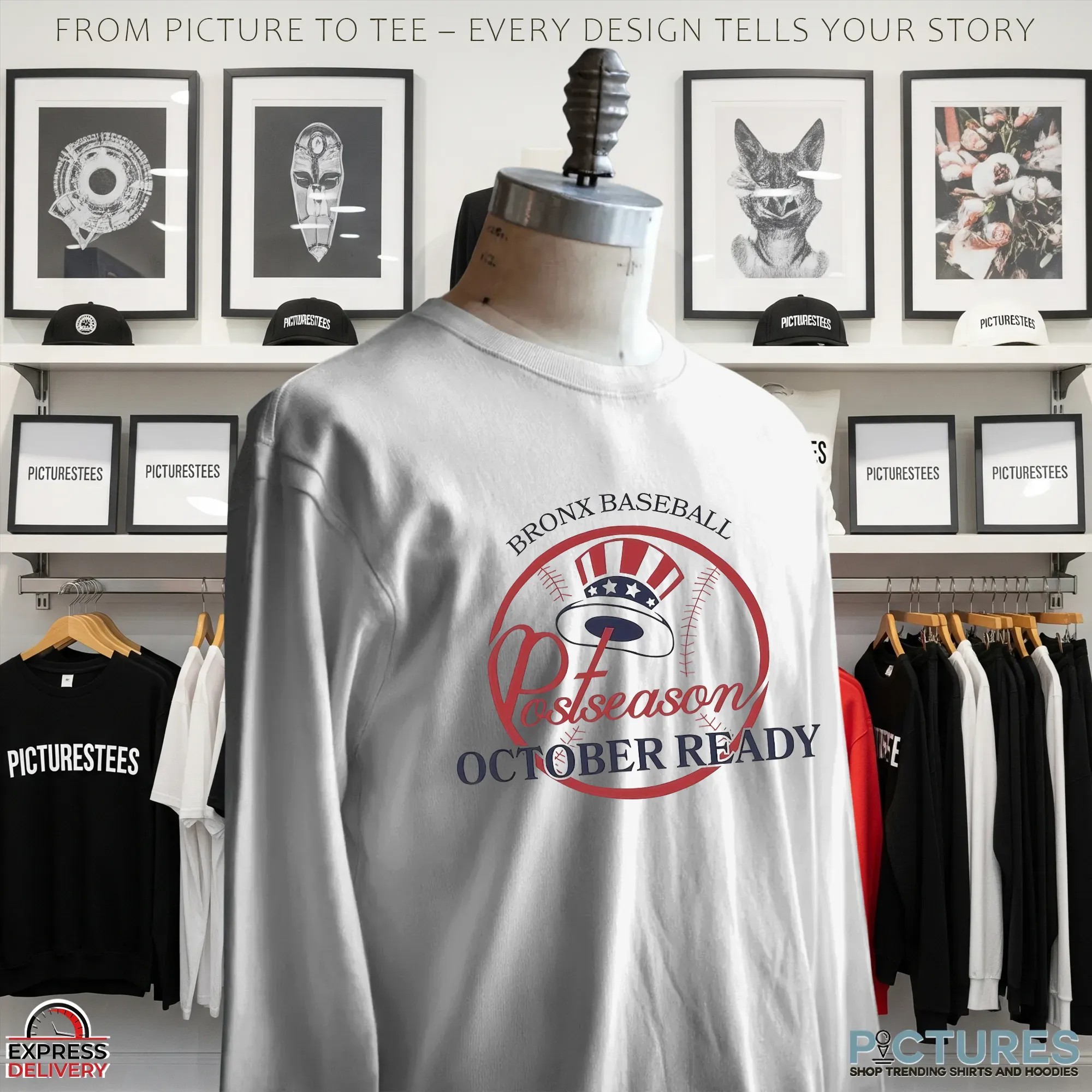New York Yankees Bronx Baseball 2025 Postseason October Ready T Shirt