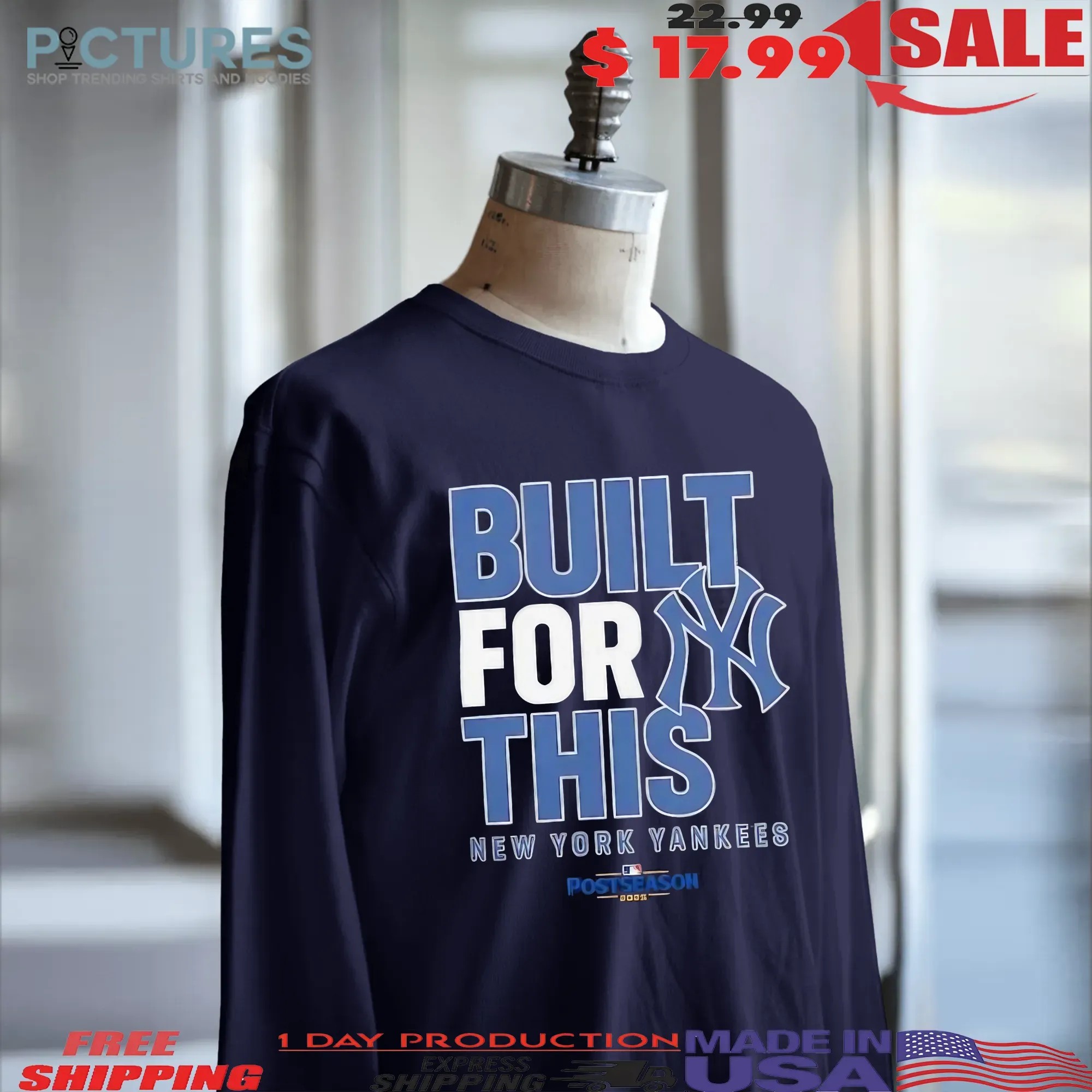 New York Yankees Built For This October 2025 Postseason T Shirt New York Yankees Built For This October 2025 Postseason T Shirt