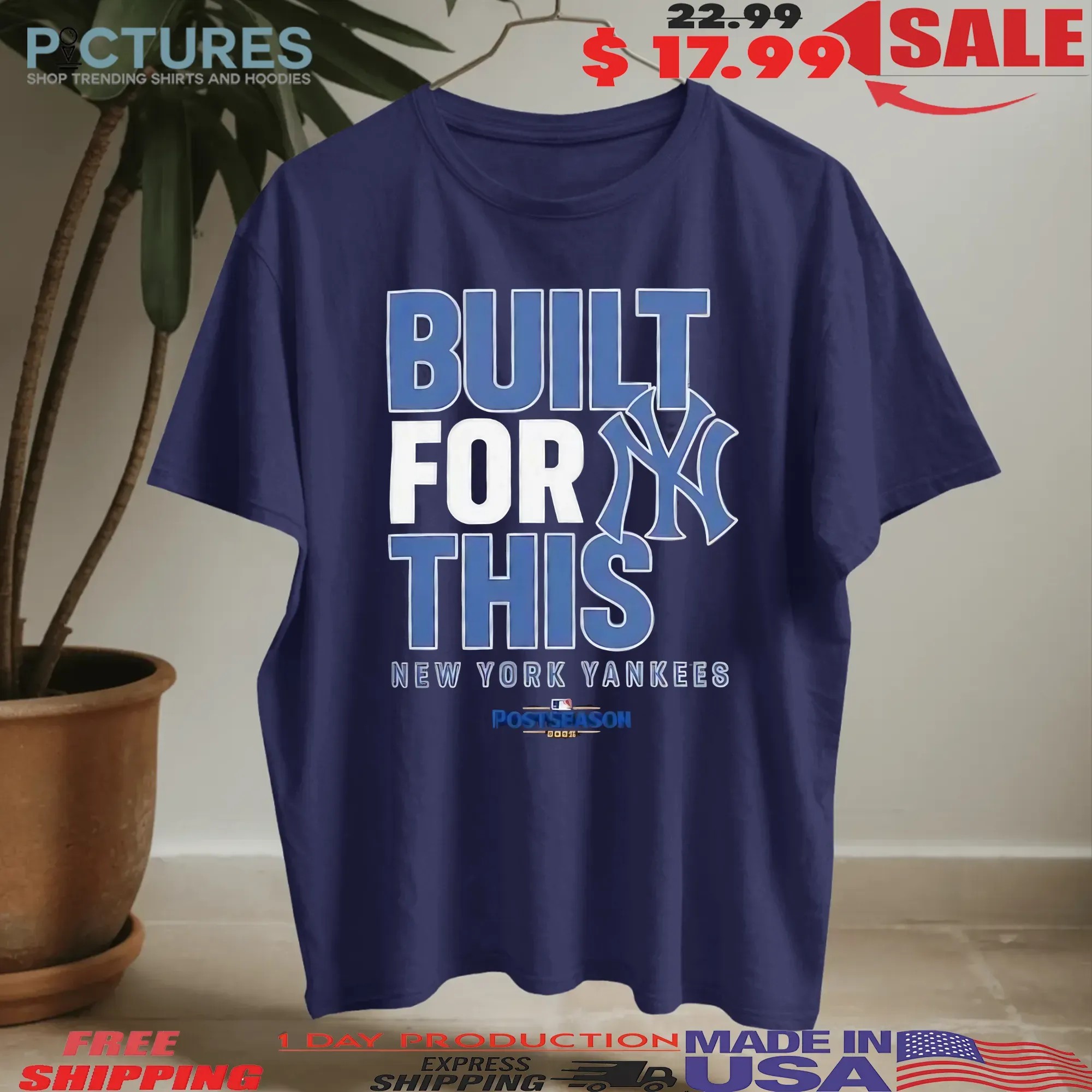 New York Yankees Built For This October 2025 Postseason T Shirt New York Yankees Built For This October 2025 Postseason T Shirt