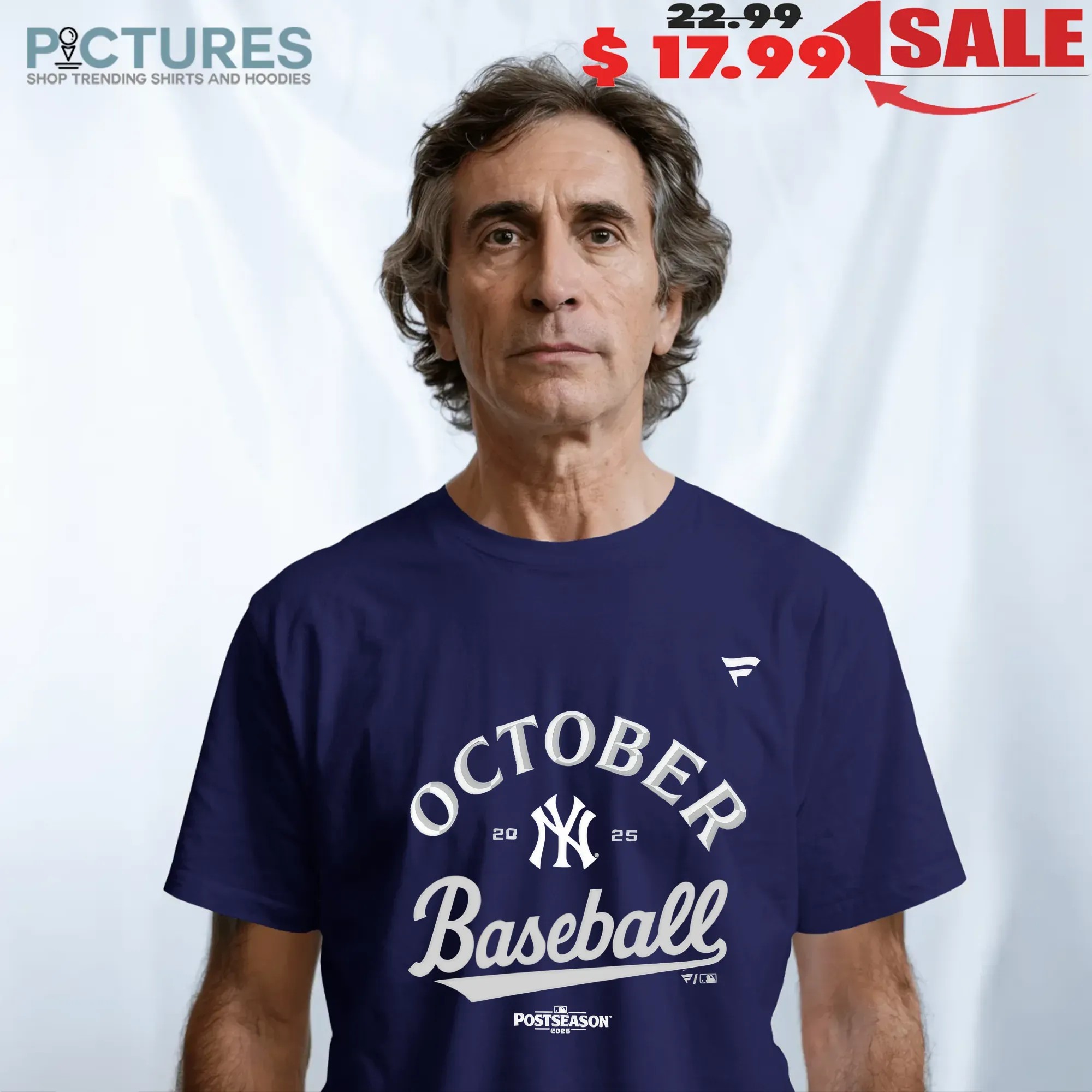 New York Yankees October Baseball 2025 MLB Postseason T Shirt