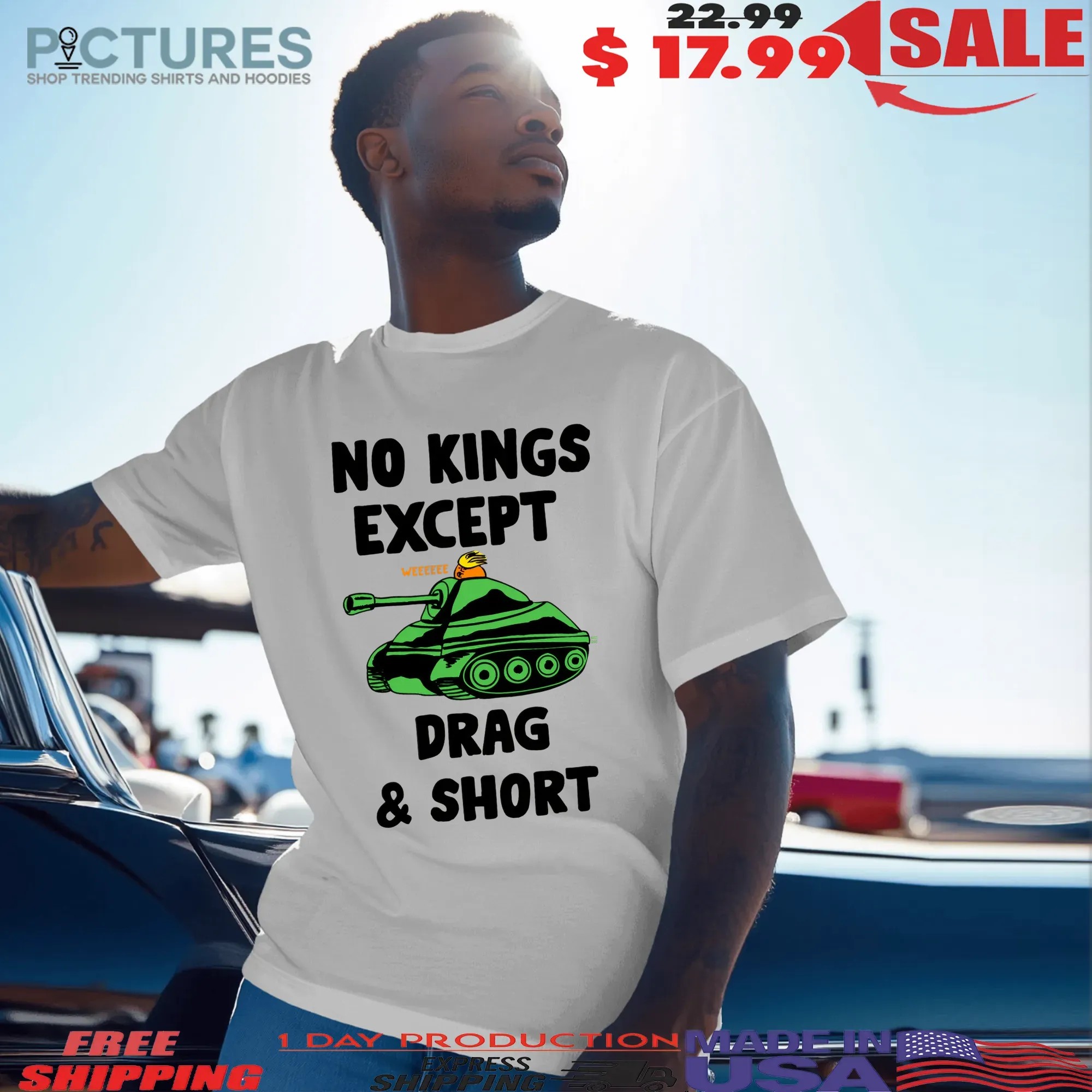 No Kings Except Drag and Short T Shirt