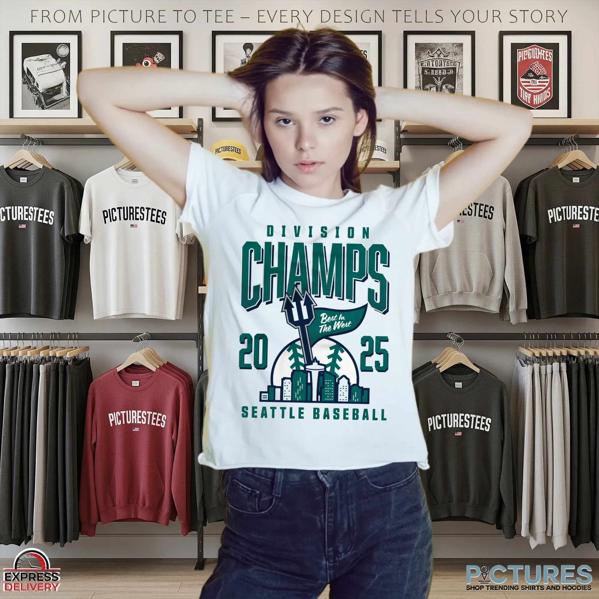 Northwest Royalty 2025 Division Champs Seattle Baseball T Shirt
