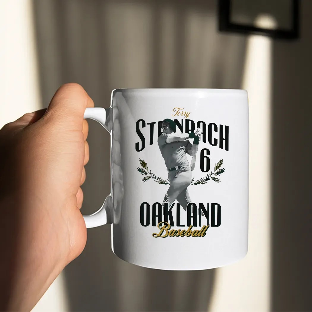 Oakland Baseball Terry Steinbach 6 Player Name And Number Graphic T Shirt