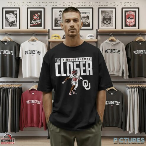 Oklahoma Sooners Football The R Mason Thomas The Closer T Shirt