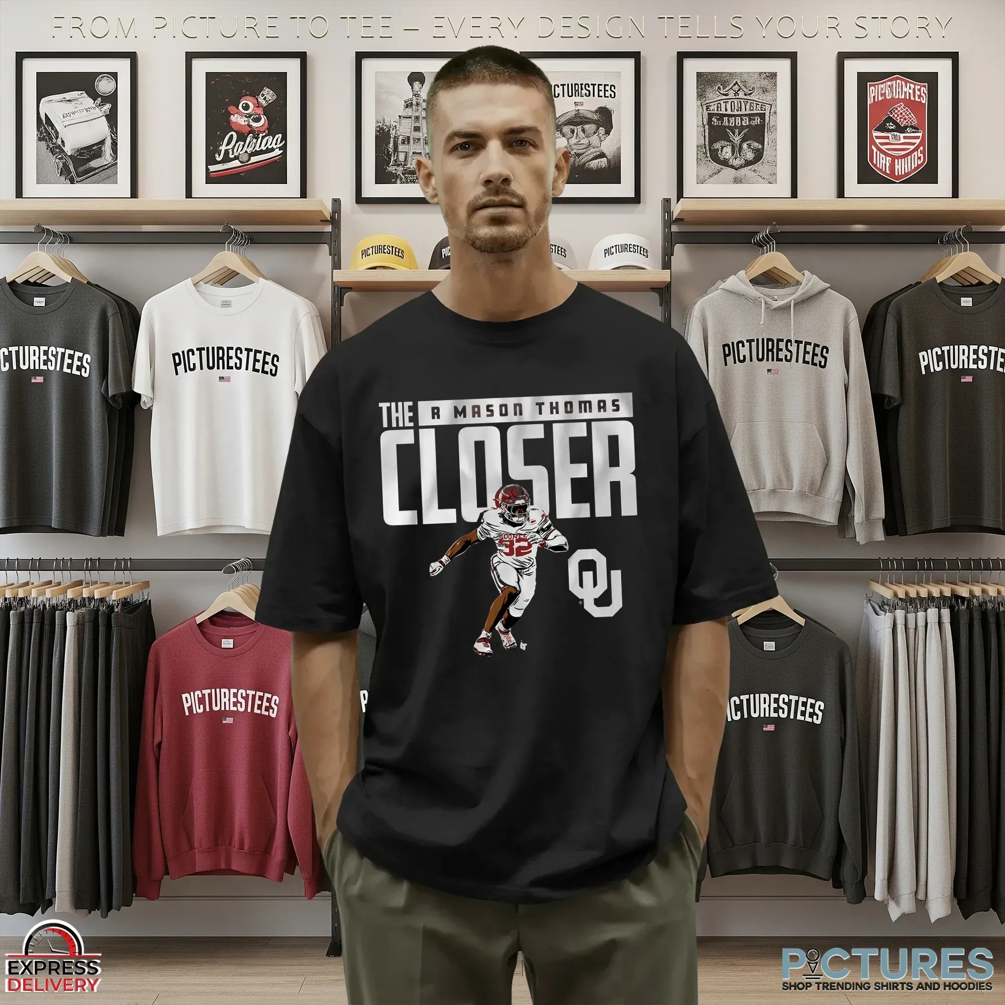 Oklahoma Sooners Football The R Mason Thomas The Closer T Shirt