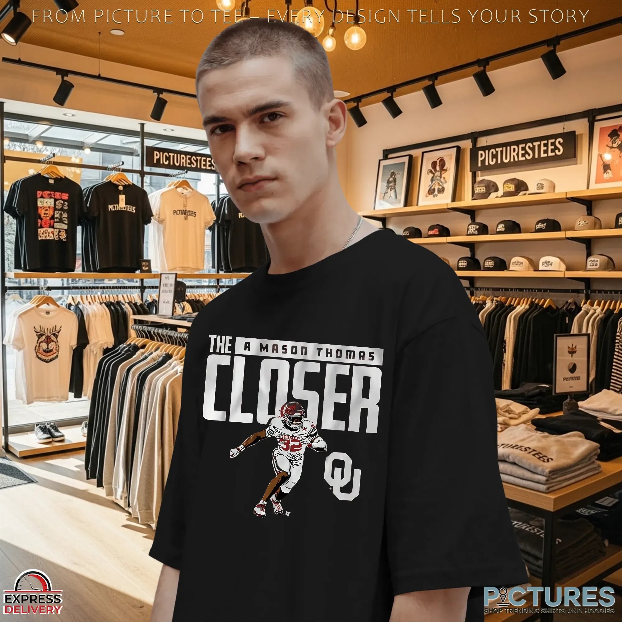 Oklahoma Sooners Football The R Mason Thomas The Closer T Shirt