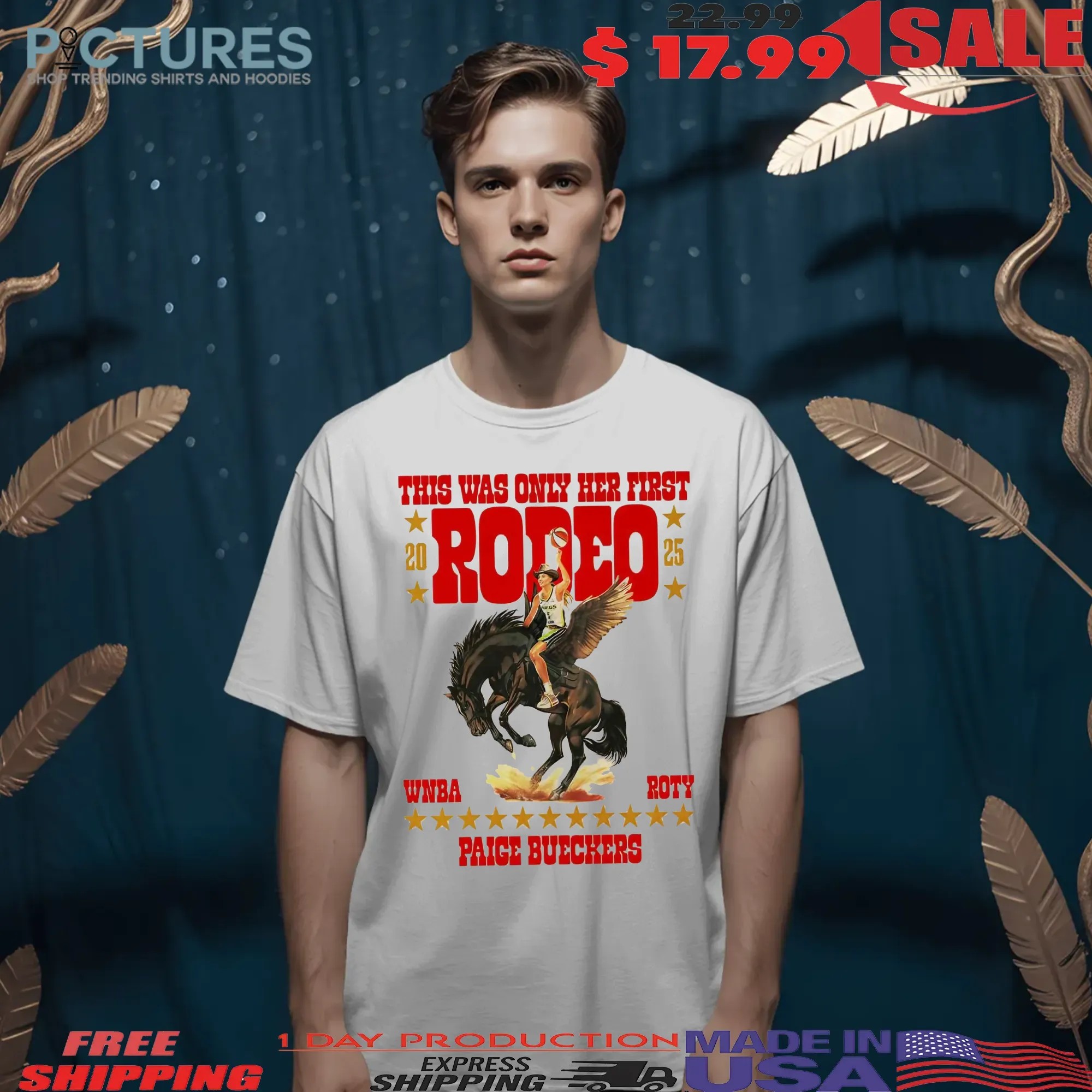 Paige Bueckers This Was Only Her First Rodeo Wnba Tory T Shirt