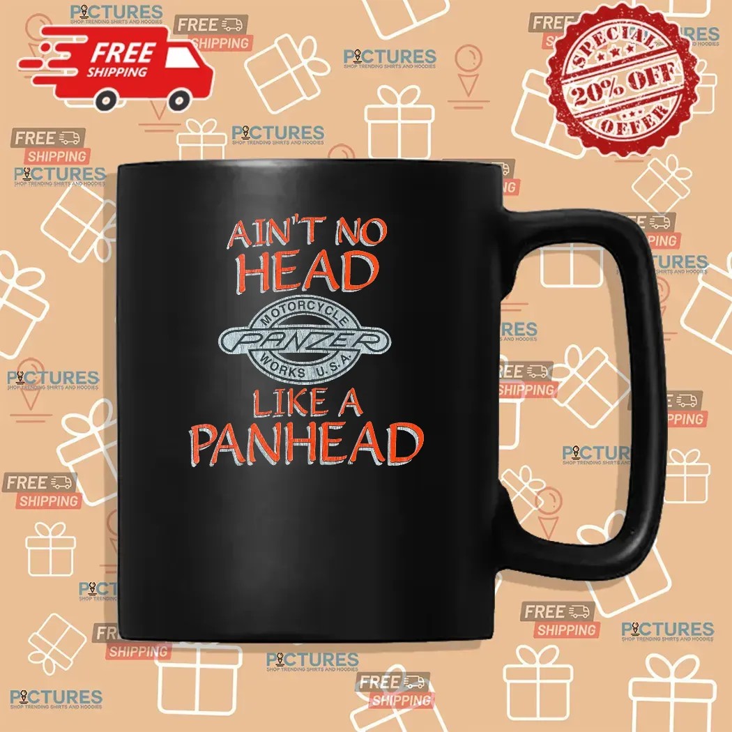 Panzer Motorcycles Ain’t No Head Like A Panhead Retro T Shirt
