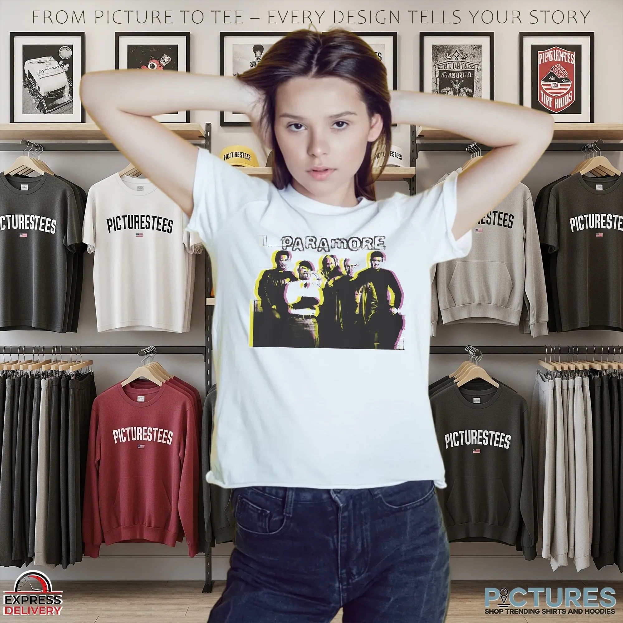 Paramore Mythbusters Graphic Pictures T Shirt