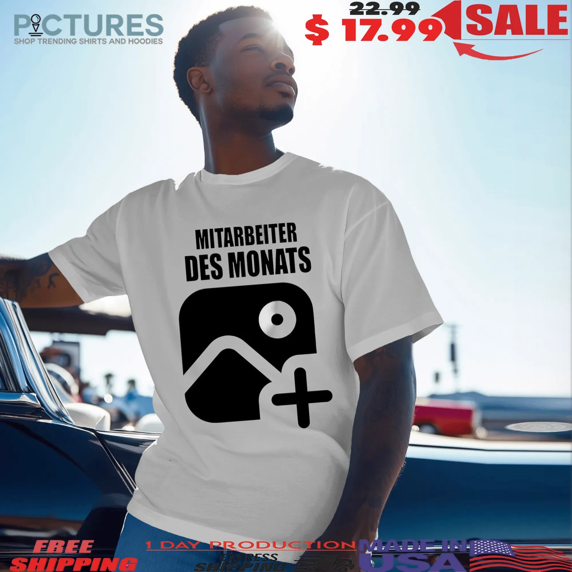 Personalisierbares Mitarbeiter Des Monats T Shirt
