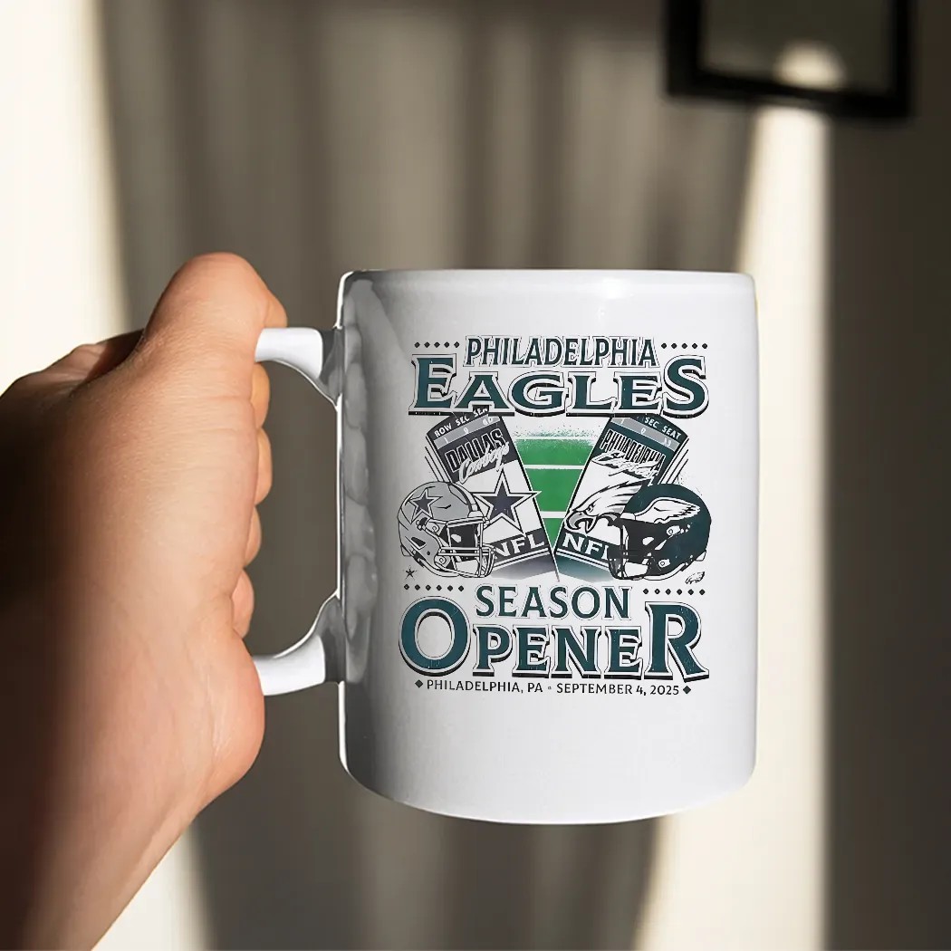 Philadelphia Eagles Vs Dallas Cowboys September 2025 Home Season Opener Helmet T Shirt