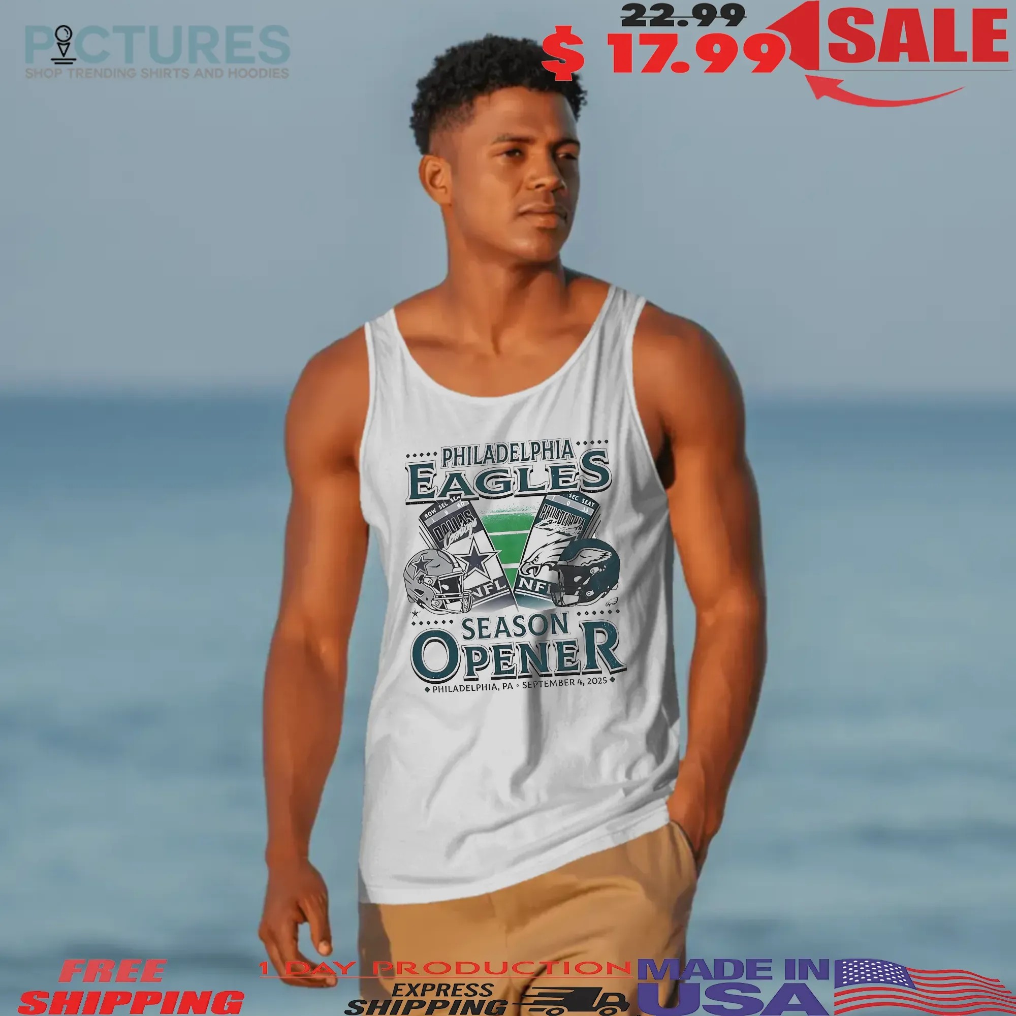 Philadelphia Eagles Vs Dallas Cowboys September 2025 Home Season Opener Helmet T Shirt