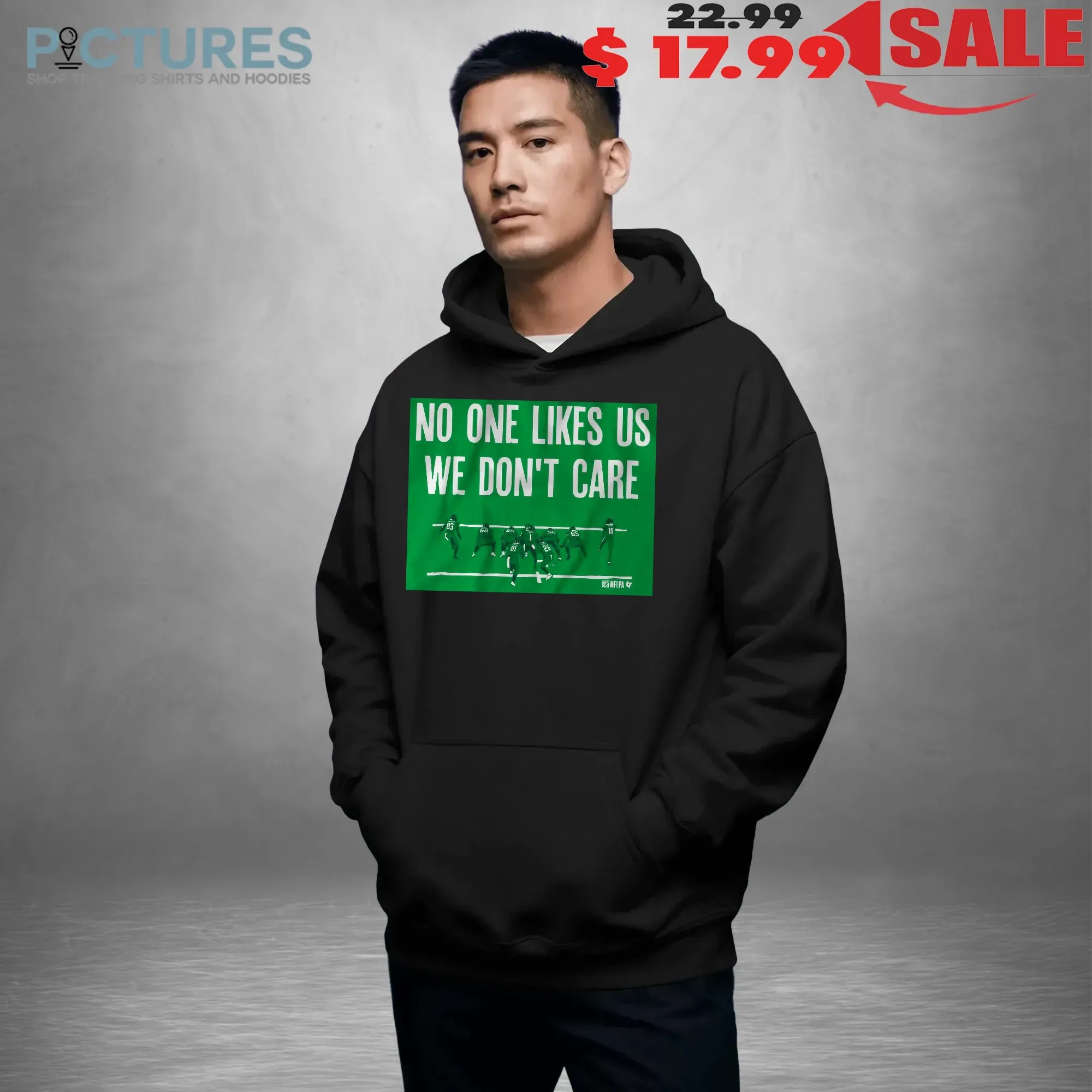 Philadelphia Football No One Likes Us We Don't Care Graphic T Shirt