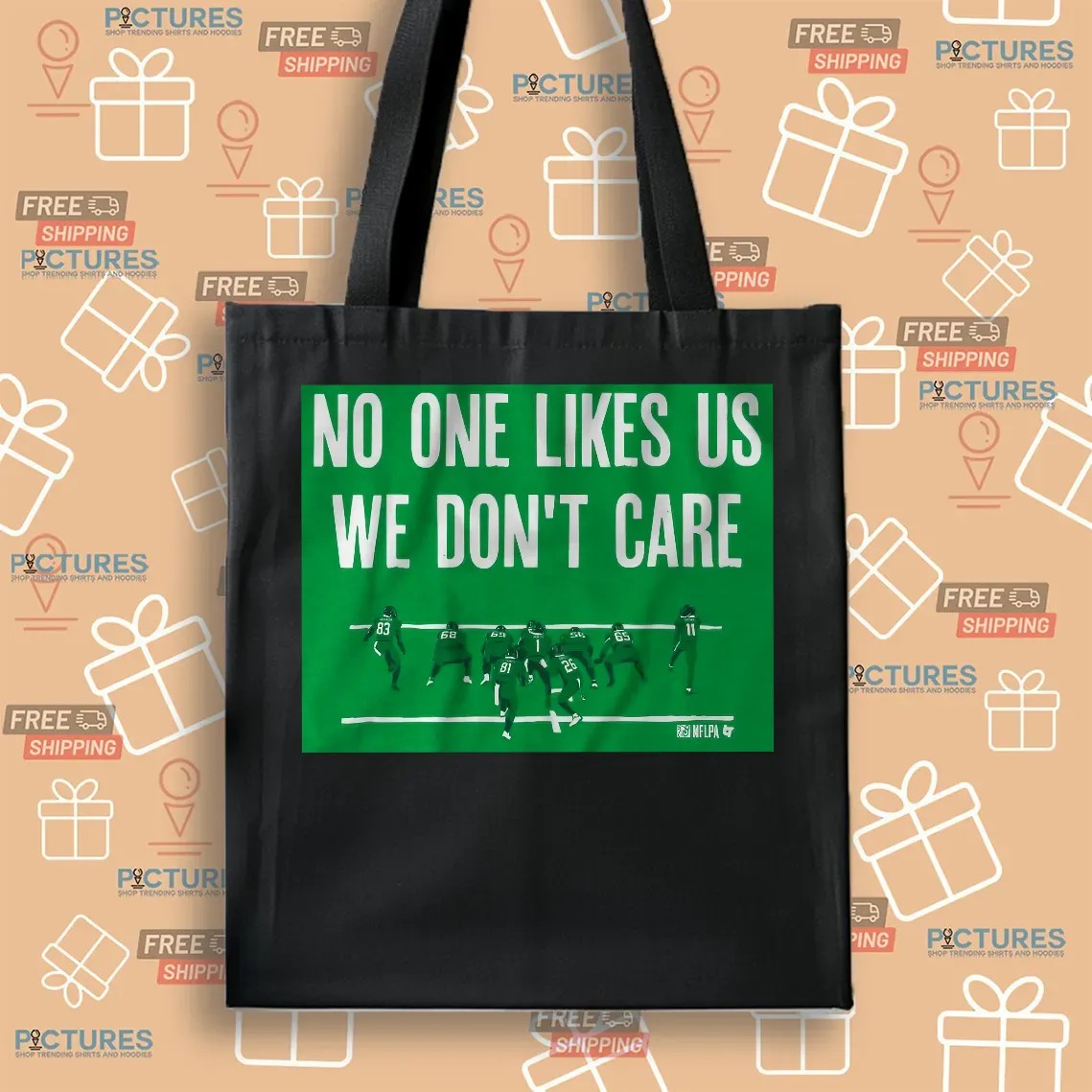 Philadelphia Football No One Likes Us We Don't Care Graphic T Shirt