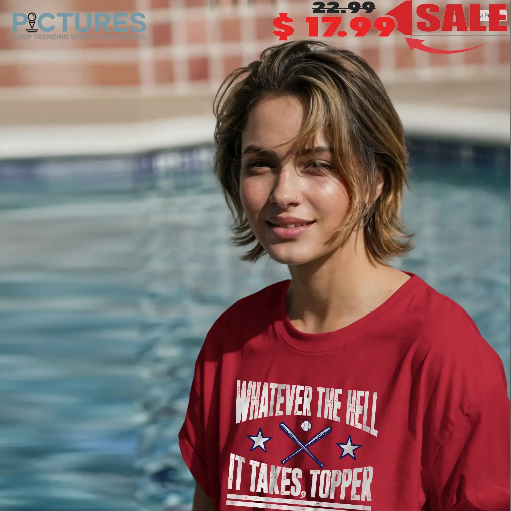 Philadelphia Phillies Baseball Whatever The Hell It Takes Topper T Shirt