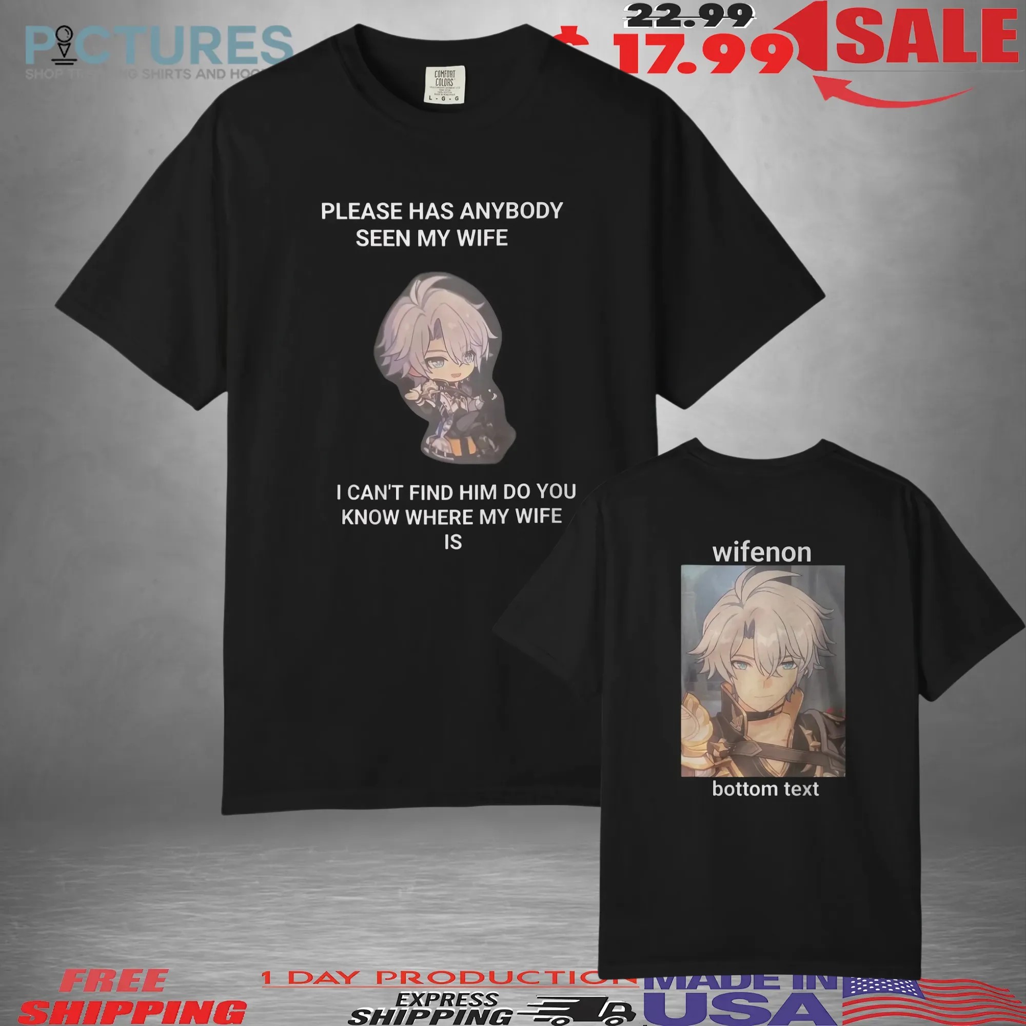 Please Has Anybody Seen My Wife Honkai Star Rail Custom T Shirt