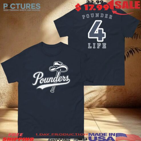 Pounders 4 Life Tejas Baseball T Shirt