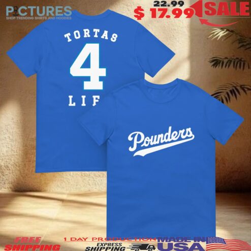 Pounders Tortas 4 Life Baseball T Shirt