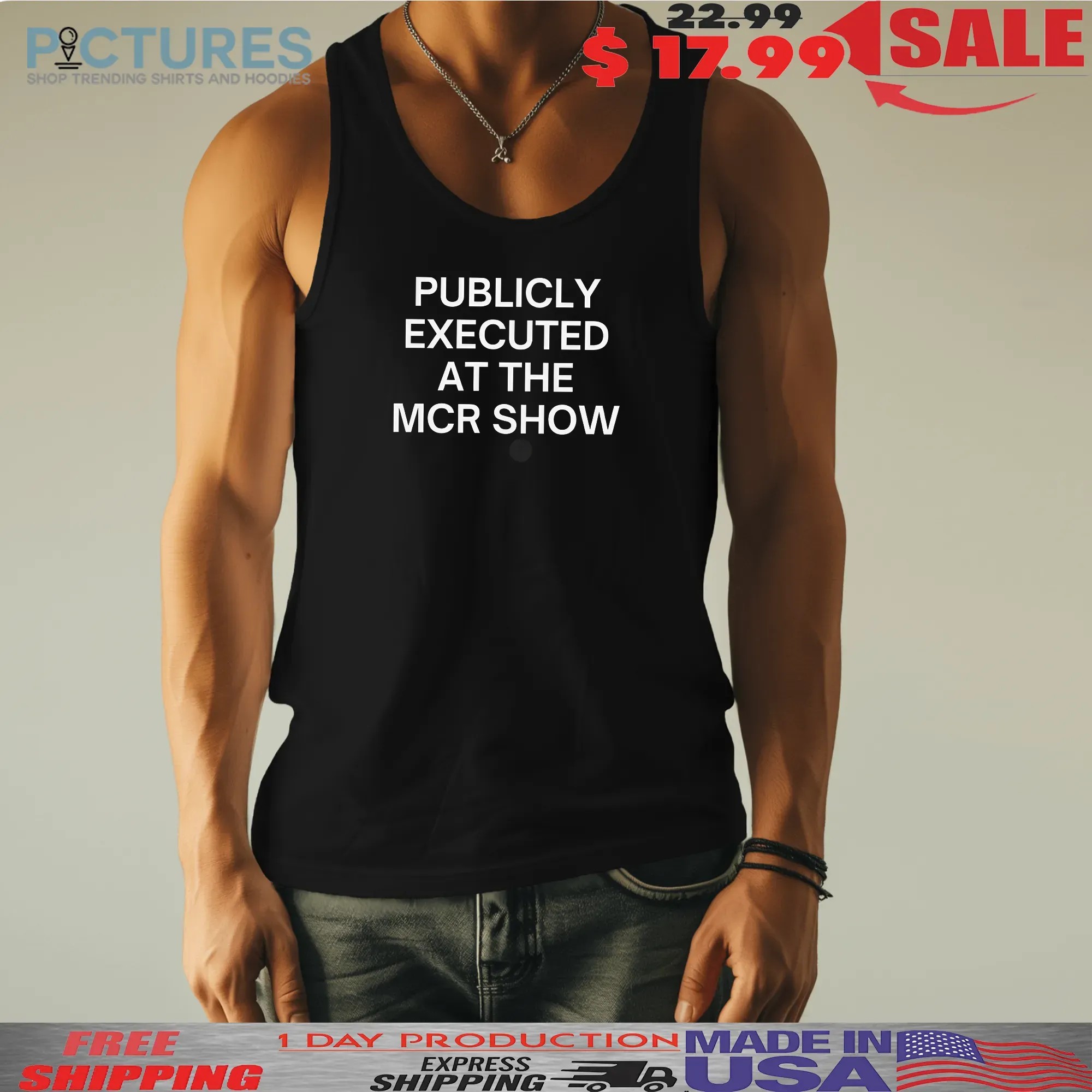 Publicly Executed At The Mcr Black Parade Tour 2025 My Chemical Romance Concert T Shirt