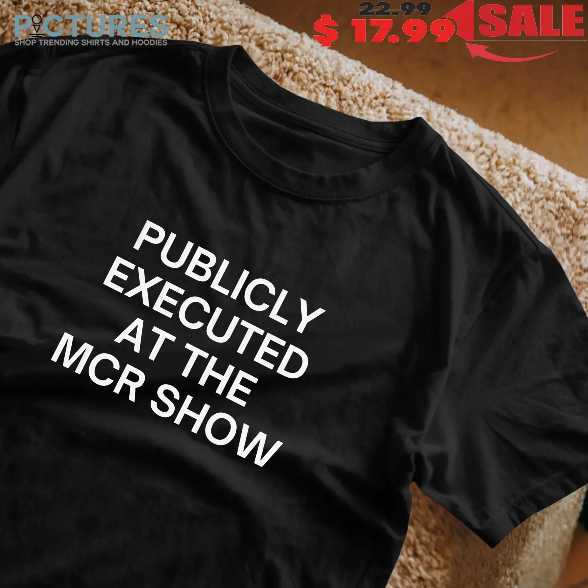 Publicly Executed At The Mcr Black Parade Tour 2025 My Chemical Romance Concert T Shirt