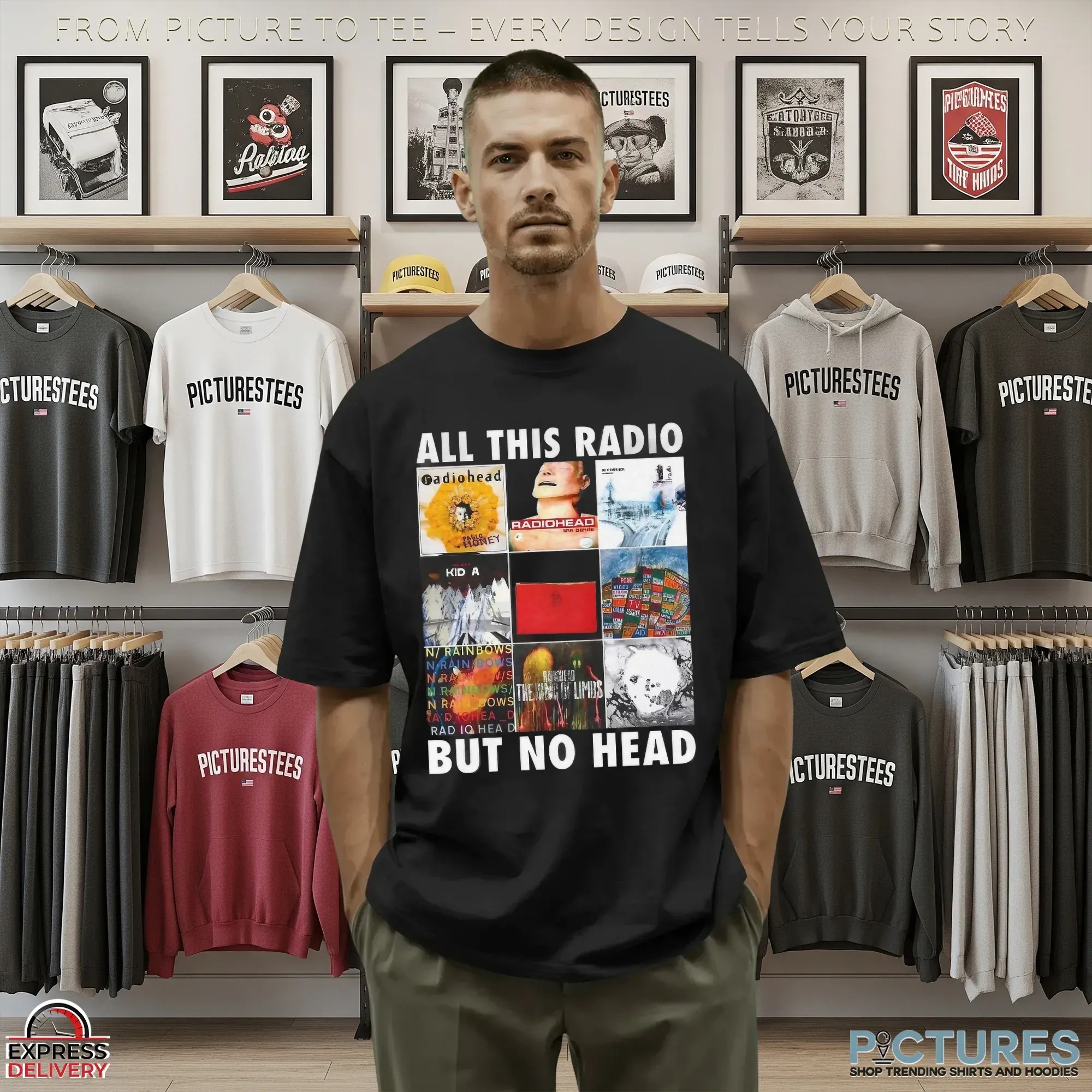 Radiohead All This Radio But No Head T Shirt