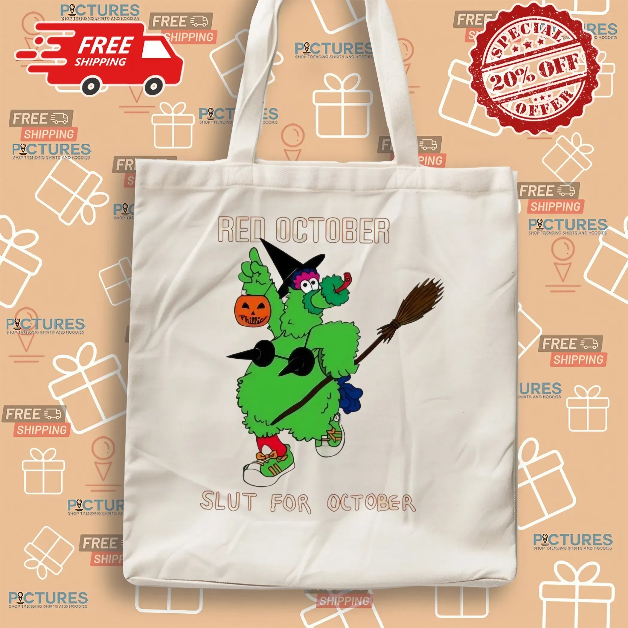 Red October Slut For October Philadelphia Phillies Phillie Phanatic Mascot Halloween T Shirt Red October Slut For October Philadelphia Phillies Phillie Phanatic Mascot Halloween T Shirt